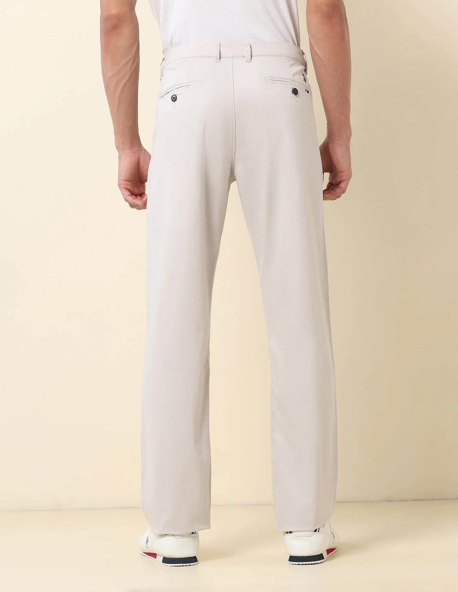 Riley Straight Fit Twill Trousers - Image 5