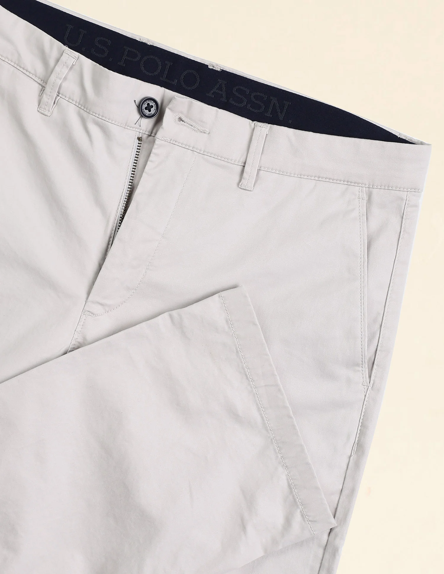 Riley Straight Fit Twill Trousers - Image 9