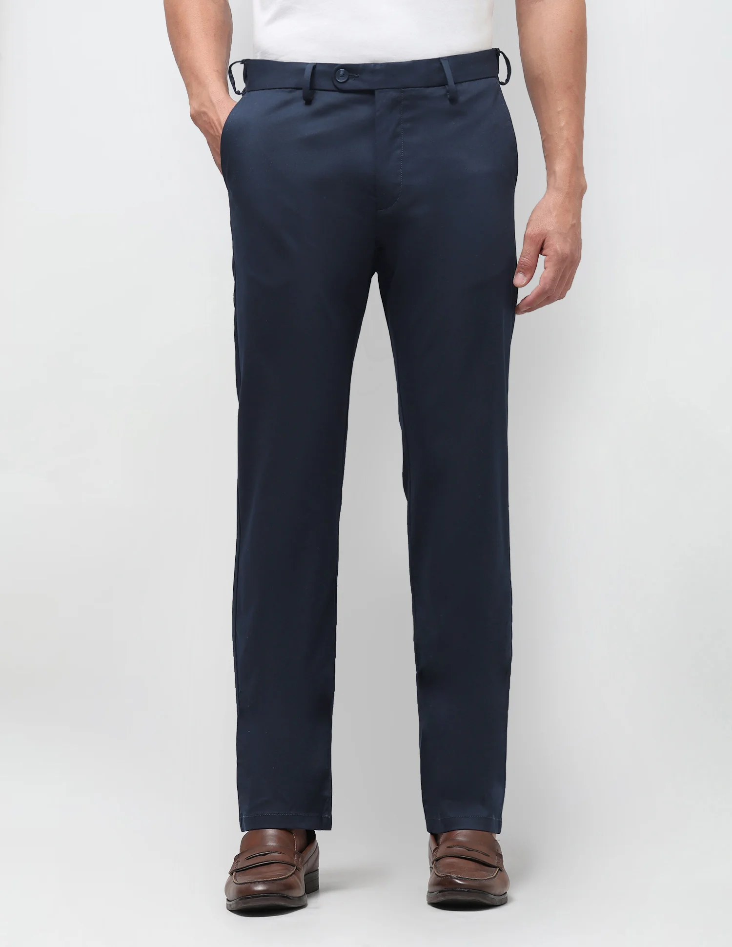 Riley Straight Fit Twill Trousers - Image 6