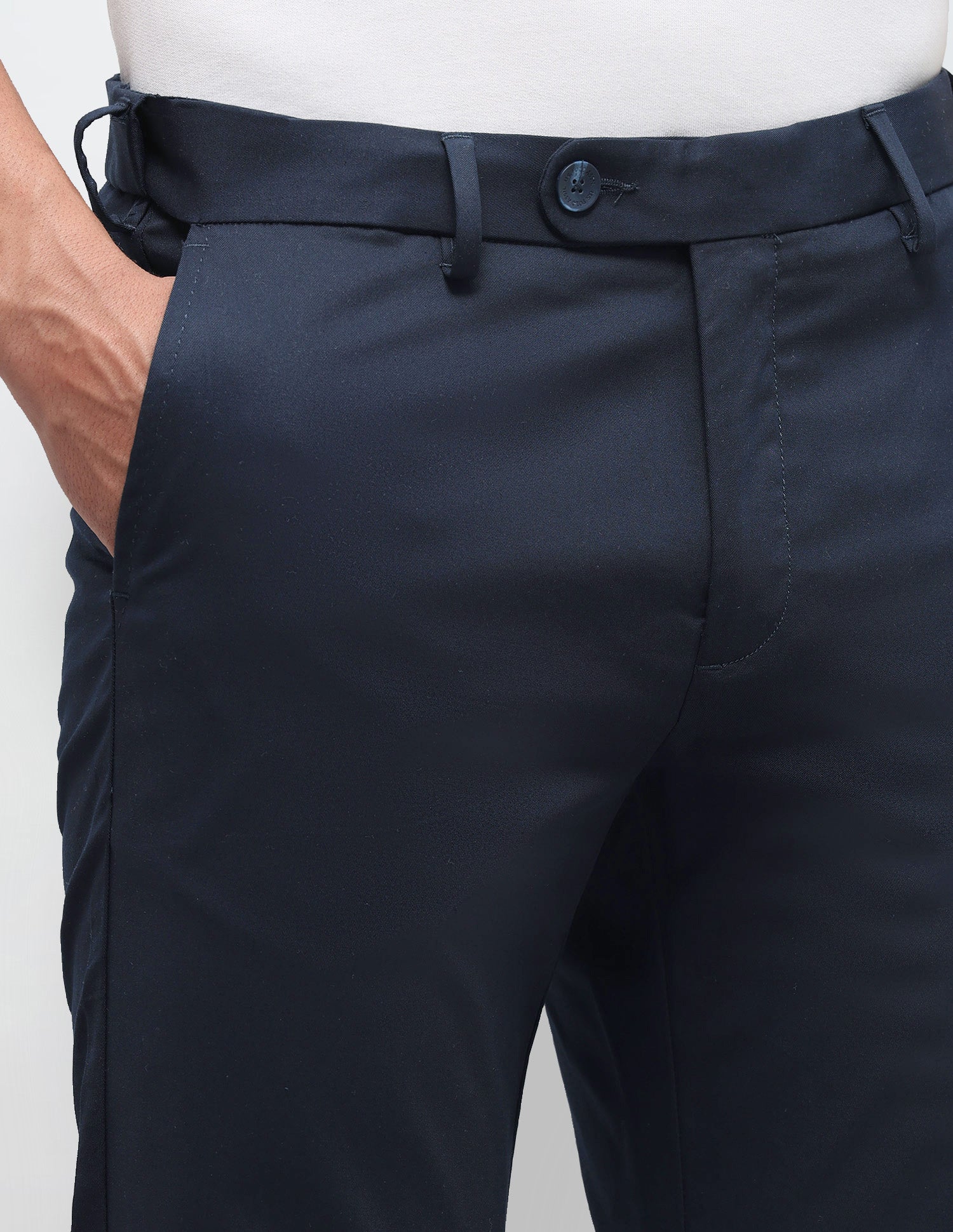 Riley Straight Fit Twill Trousers - Image 7