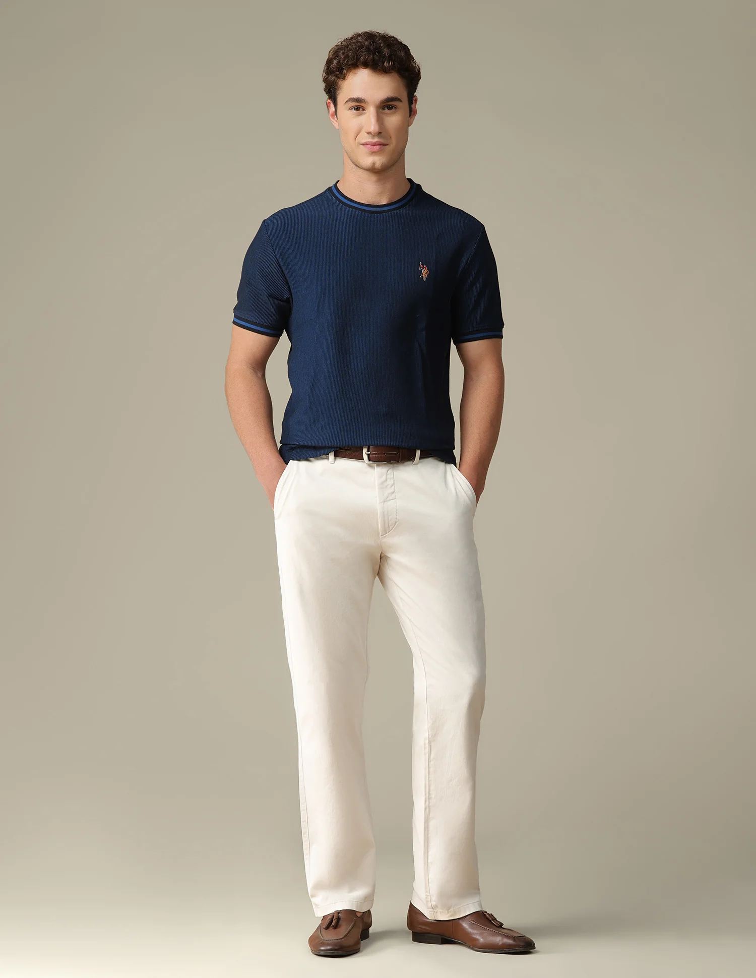 Riley straight fit Twill Trousers - Image 3