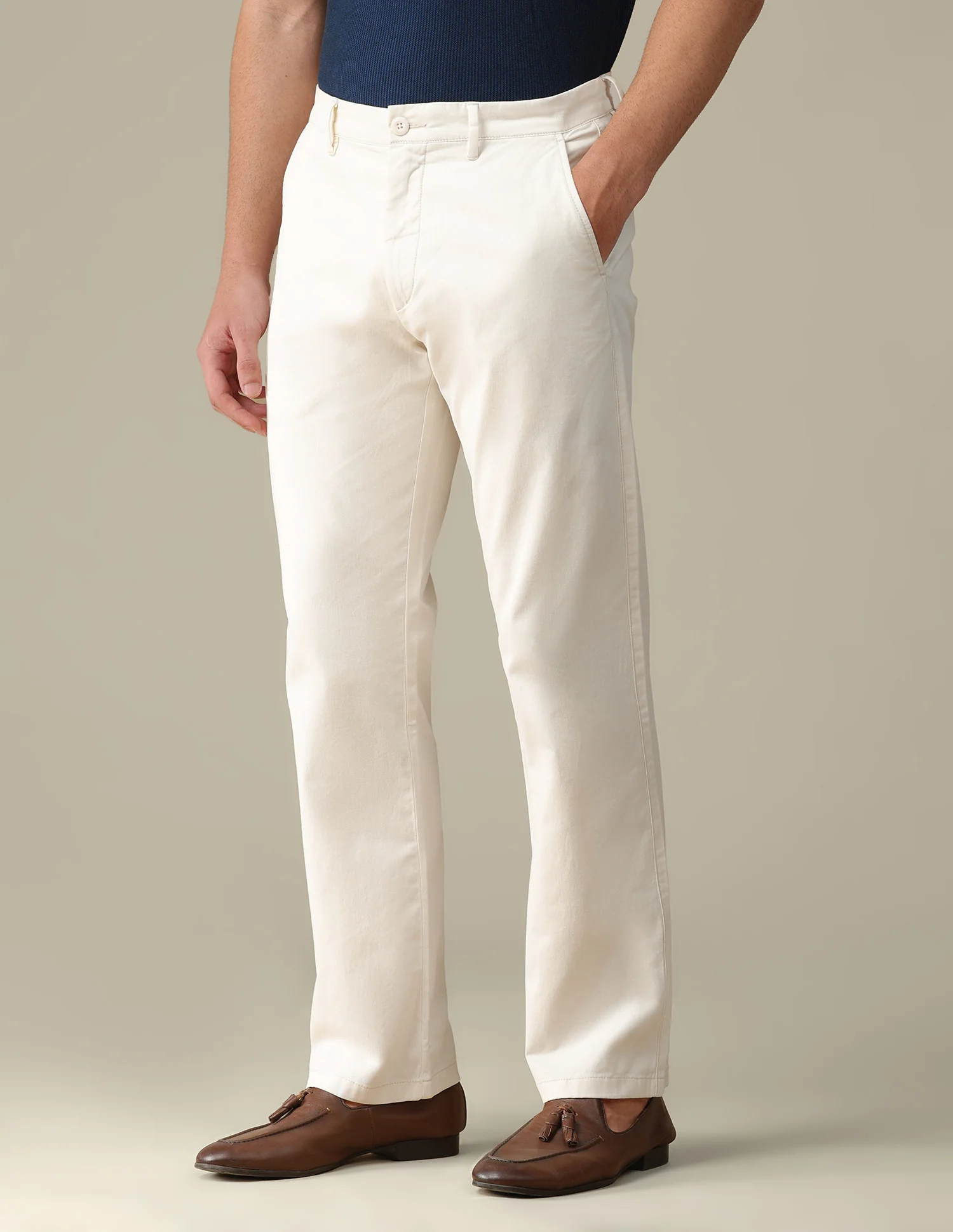 Riley straight fit Twill Trousers - Image 4