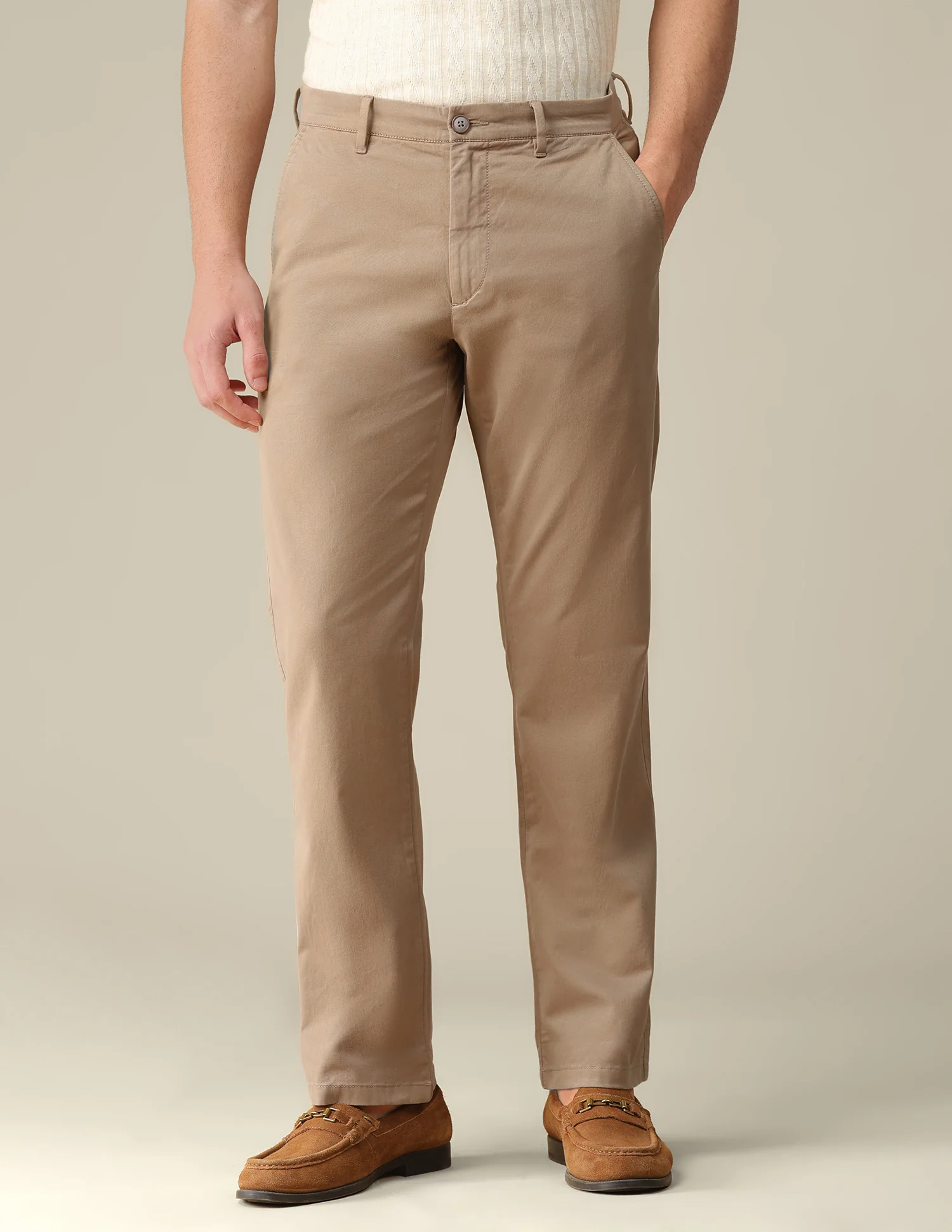 Riley straight fit Twill Trousers - Image 6