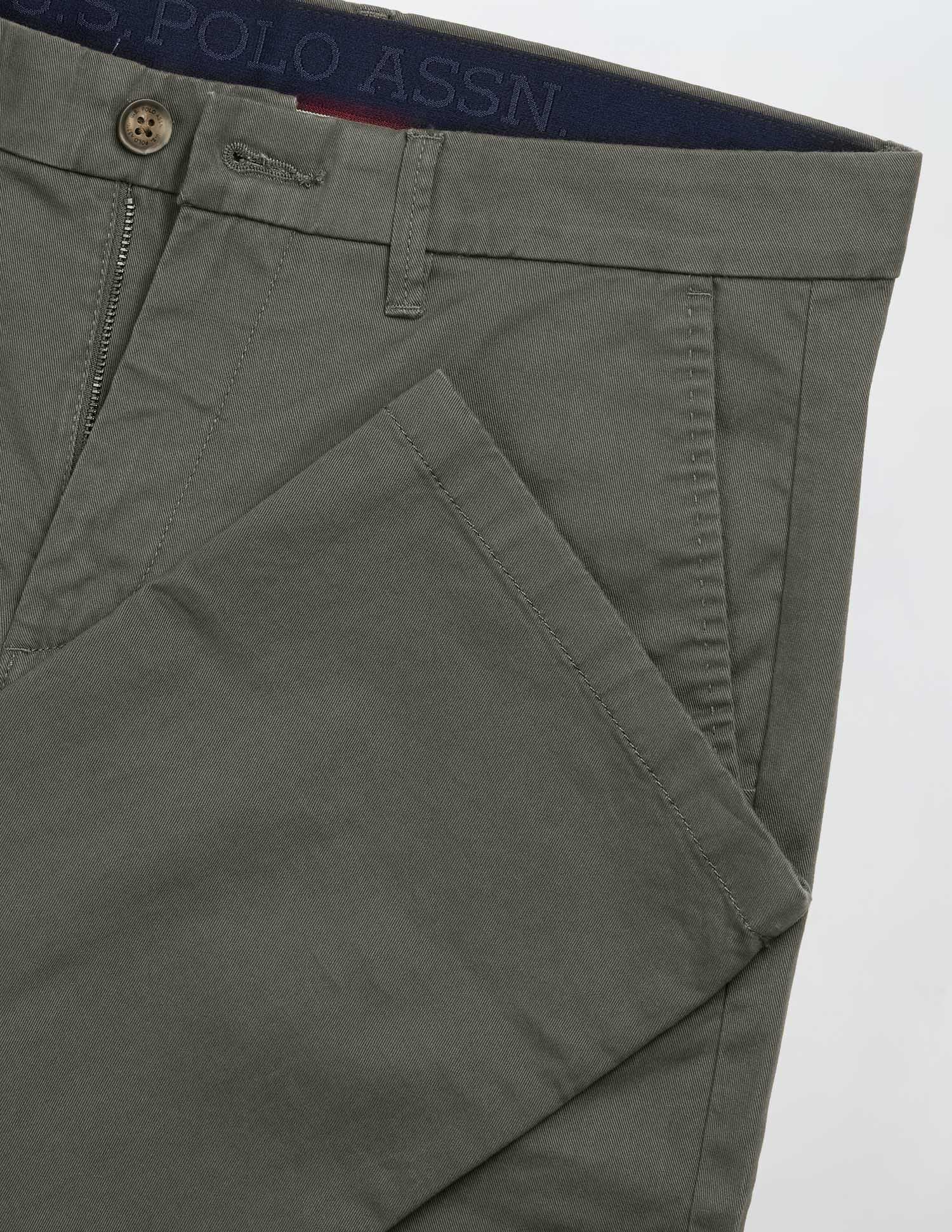 Riley Straight Fit Twill Trousers - Image 9
