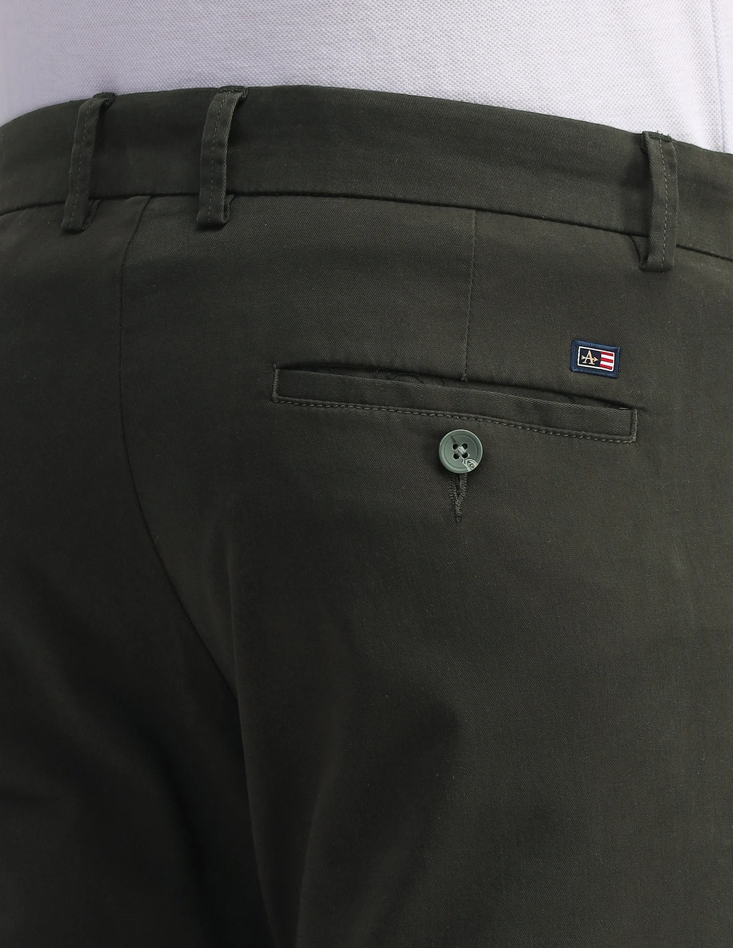 Riley Straight Fit Twill Trousers - Image 7
