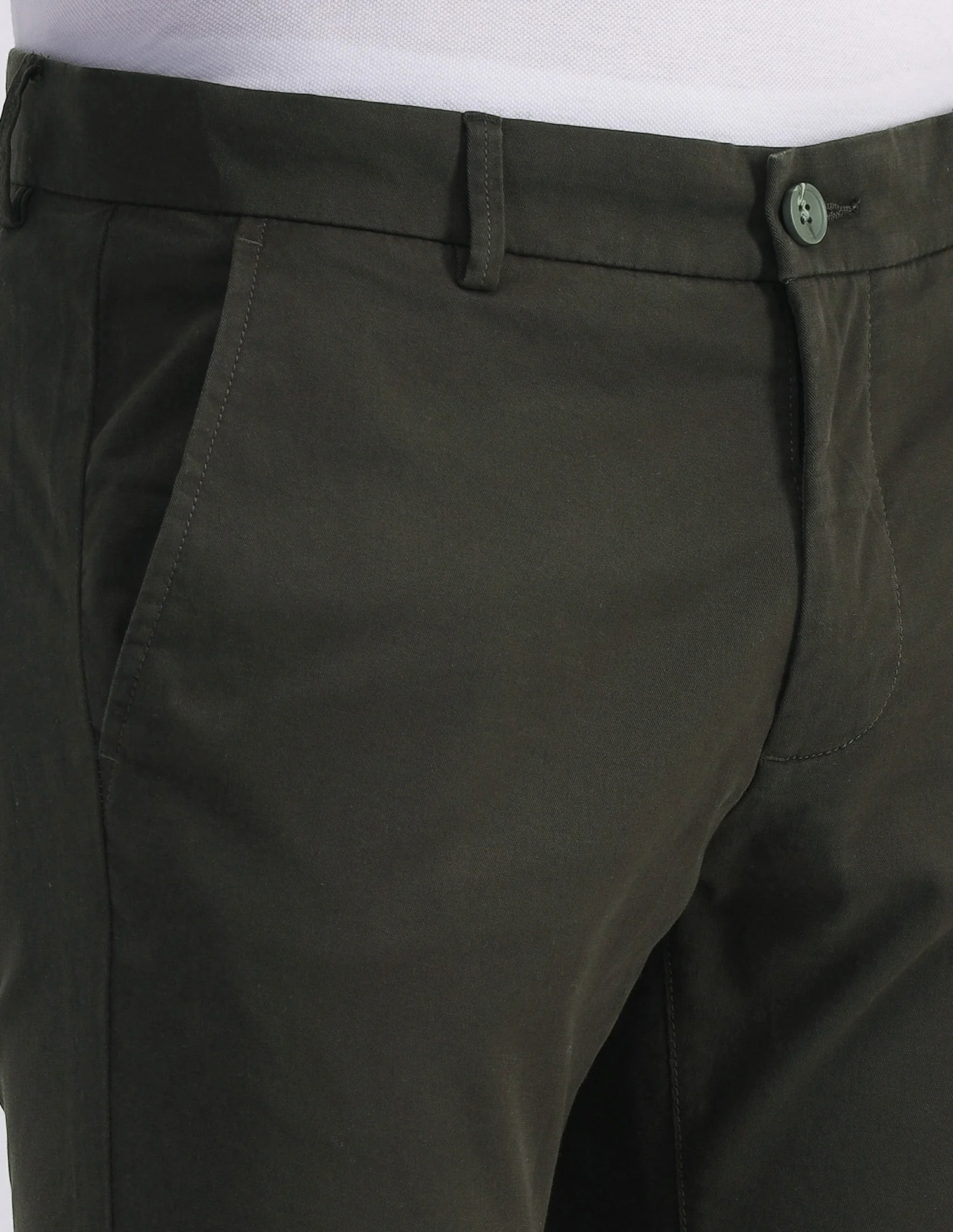 Riley Straight Fit Twill Trousers - Image 8