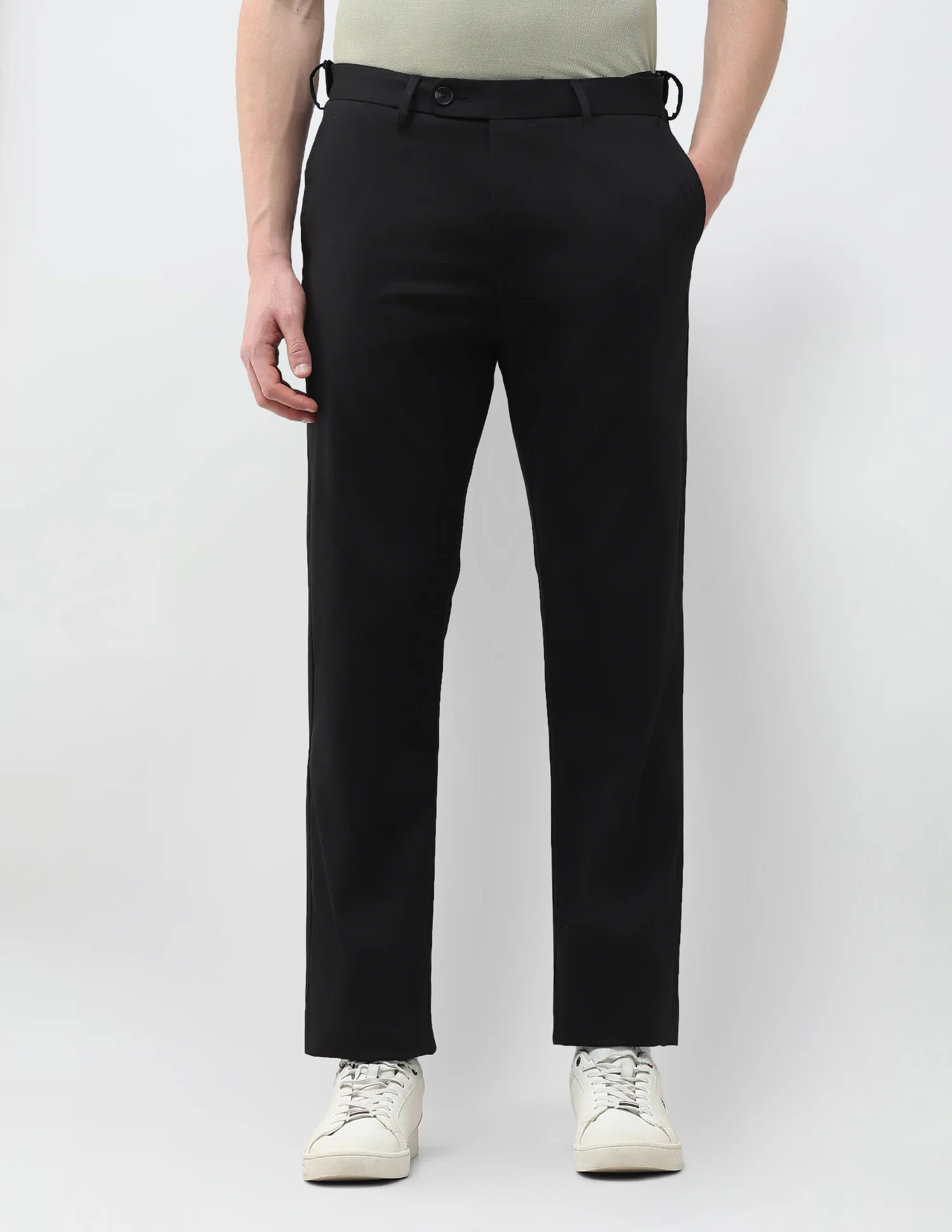 Riley Straight Fit Twill Trousers - Image 6