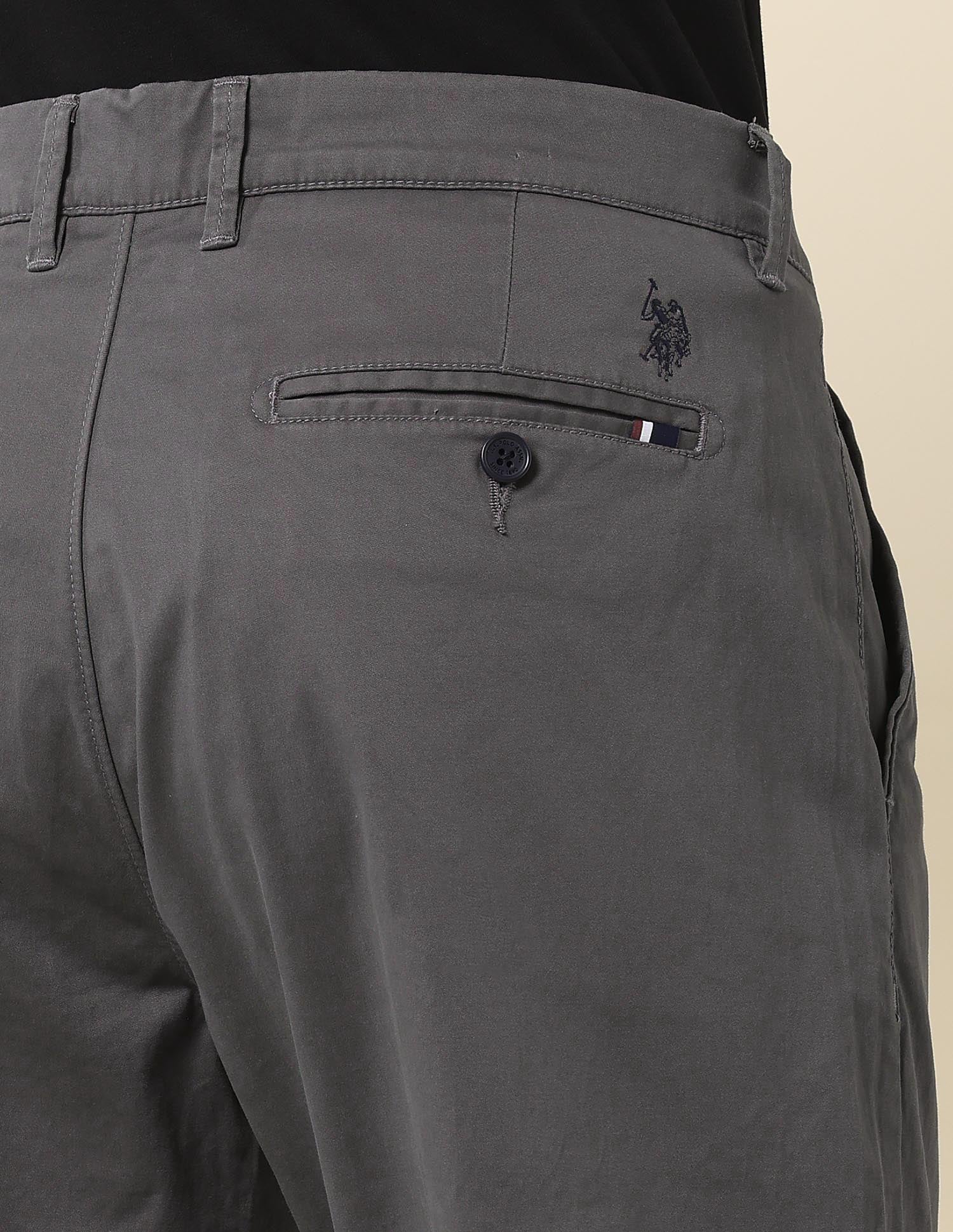 Riley Straight Fit Twill Trousers - Image 8