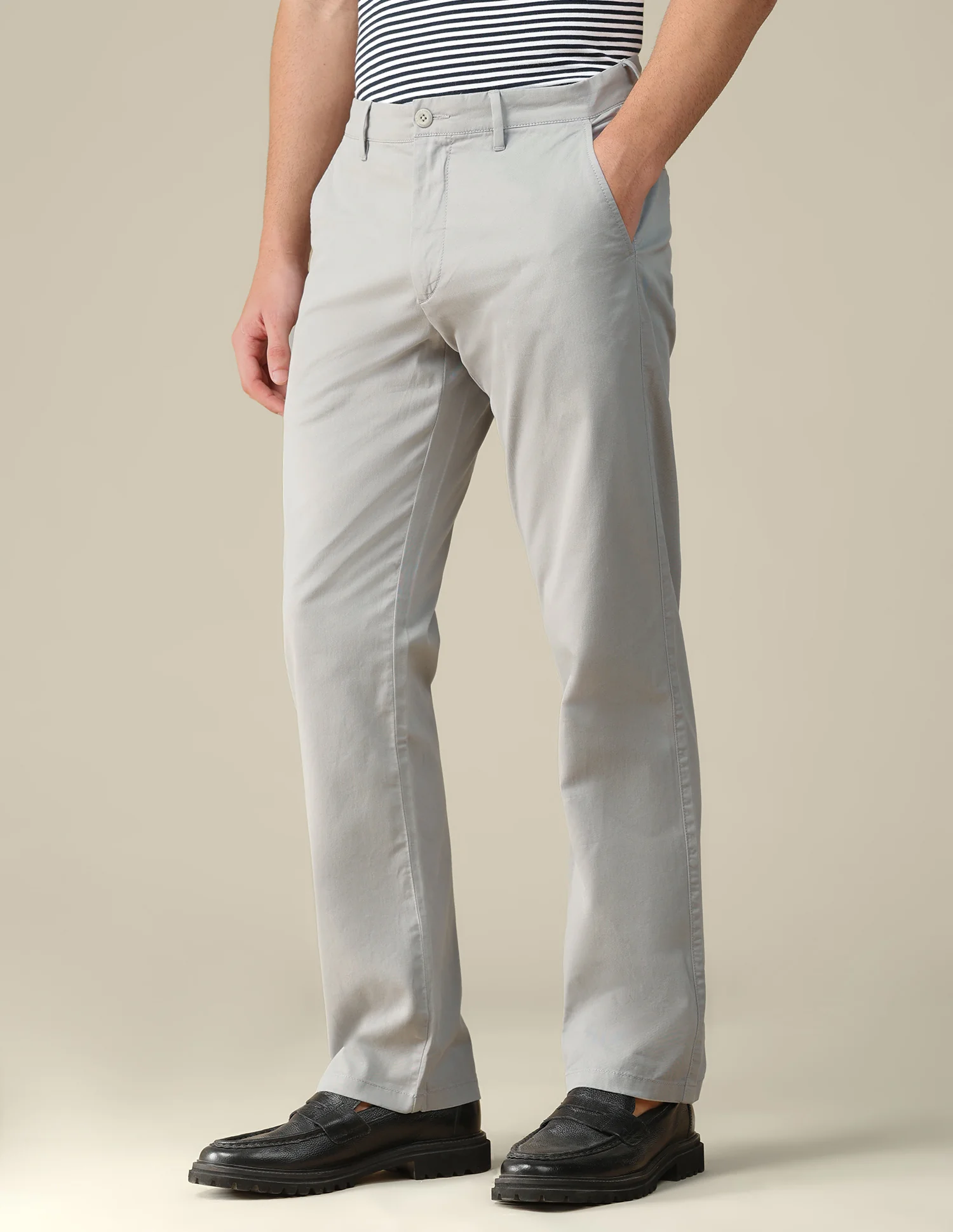 Riley straight fit Twill Trousers - Image 4