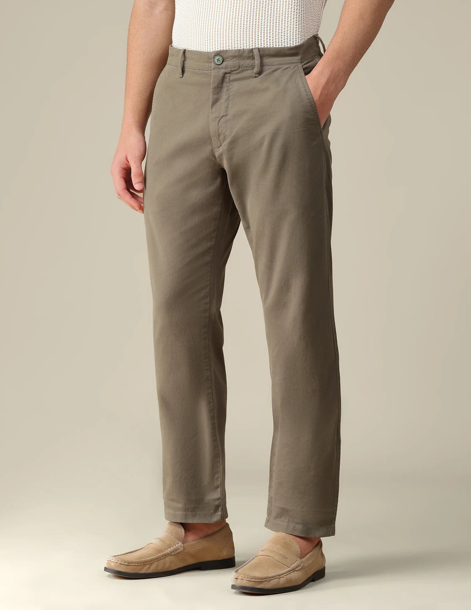 Riley straight fit Twill Trousers - Image 4