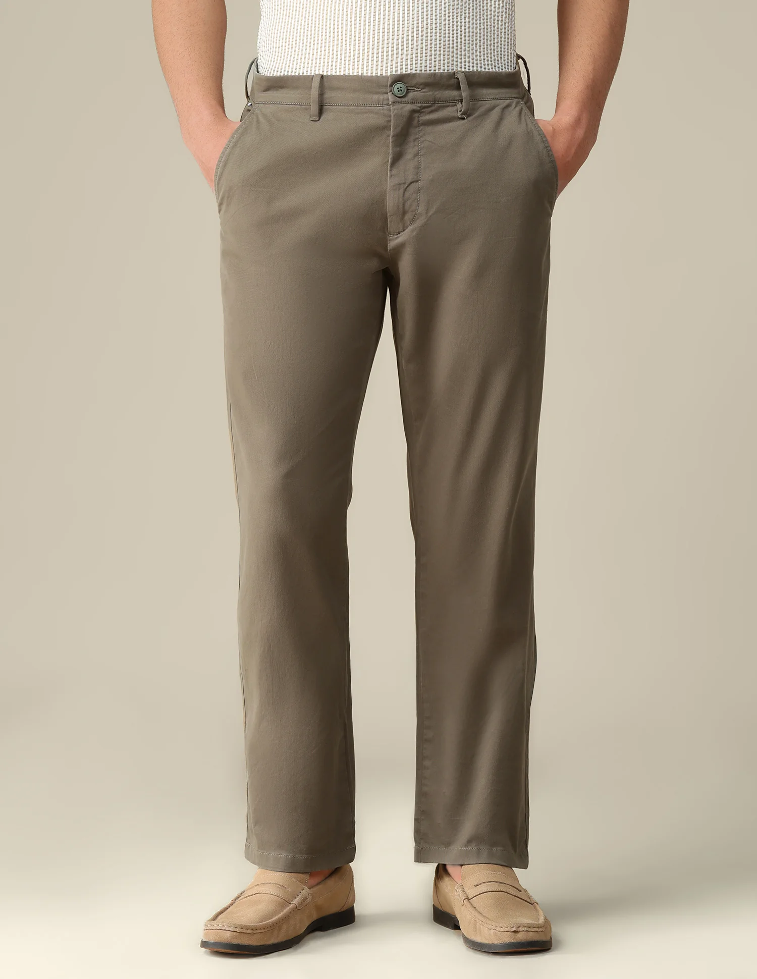 Riley straight fit Twill Trousers - Image 6