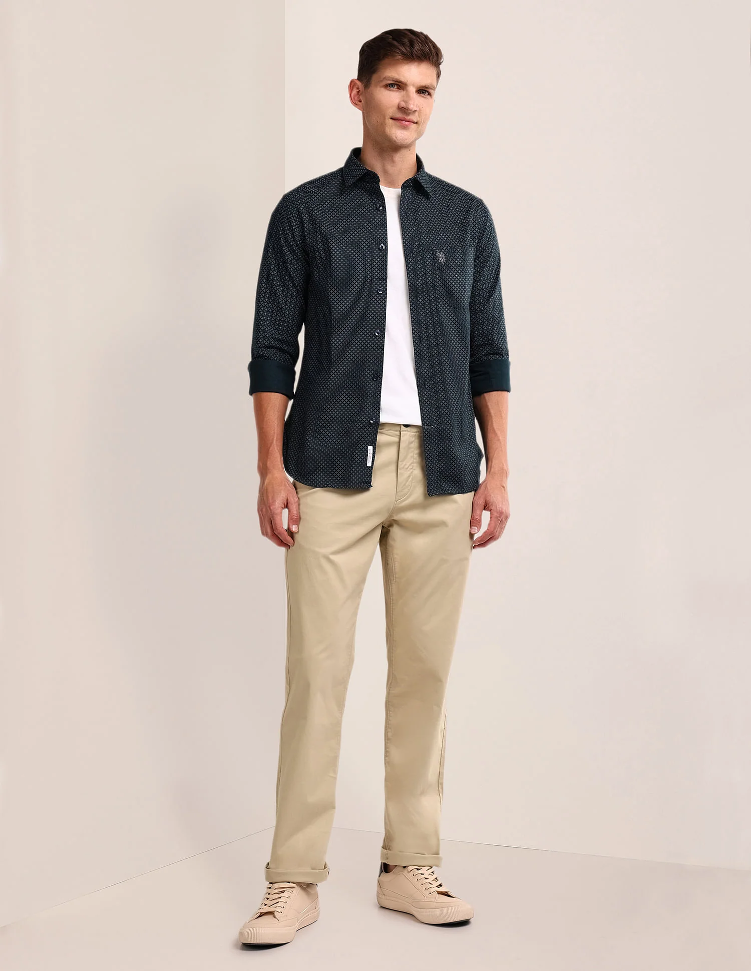 Riley Straight Solid Trousers - Image 3