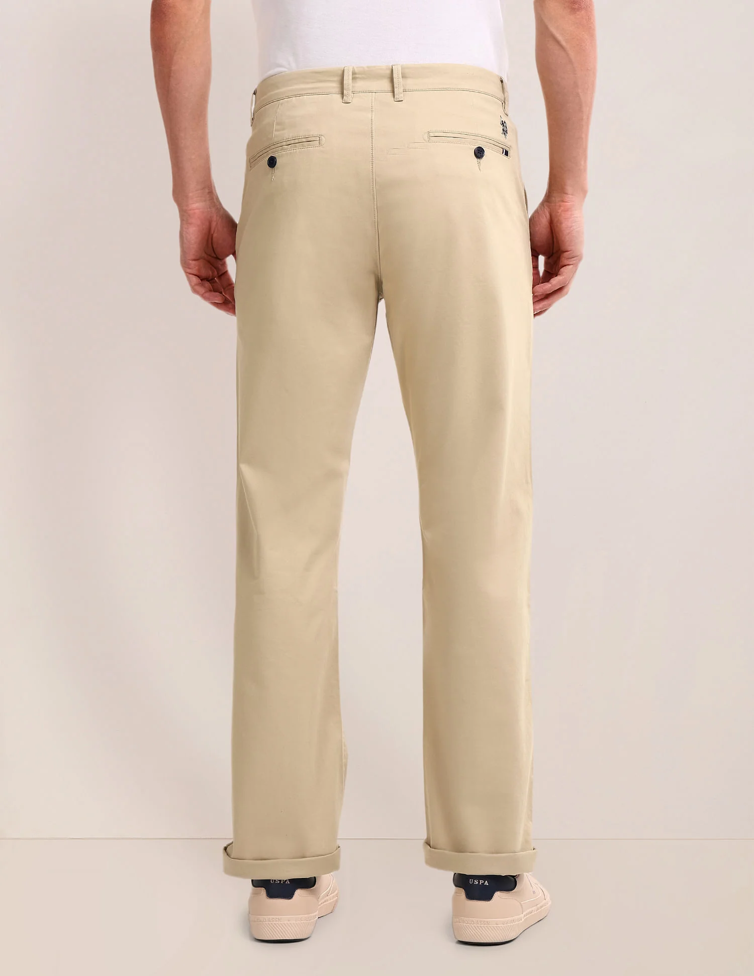 Riley Straight Solid Trousers - Image 5