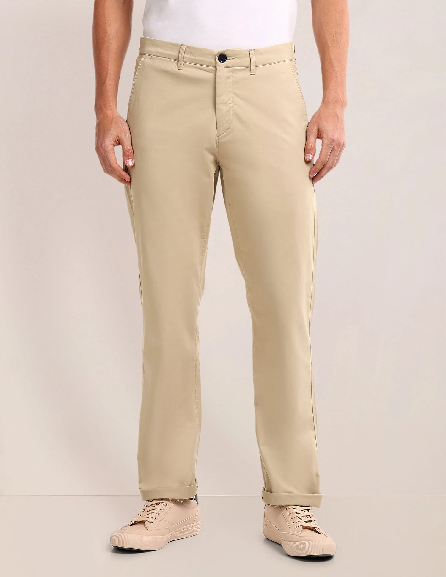 Riley Straight Solid Trousers - Image 6