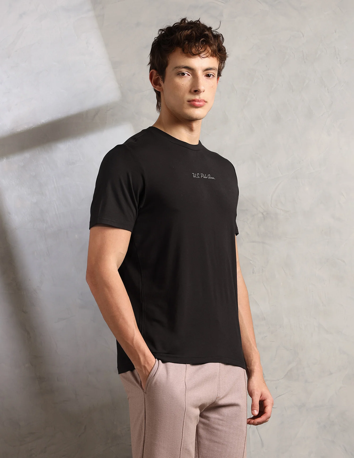 Round Neck Comfort Fit PE007-PL Lounge T-Shirt - Pack Of 1 - Image 4