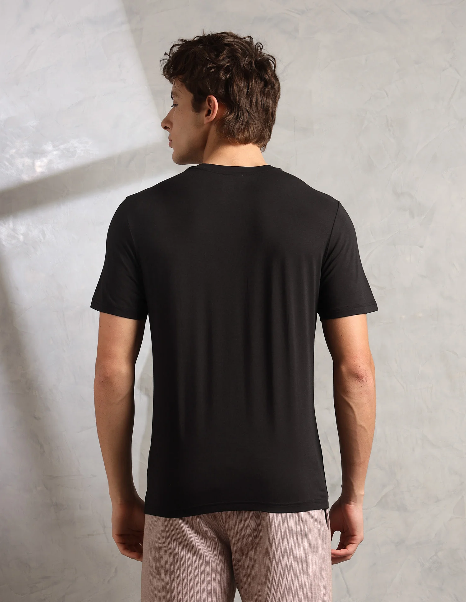 Round Neck Comfort Fit PE007-PL Lounge T-Shirt - Pack Of 1 - Image 5