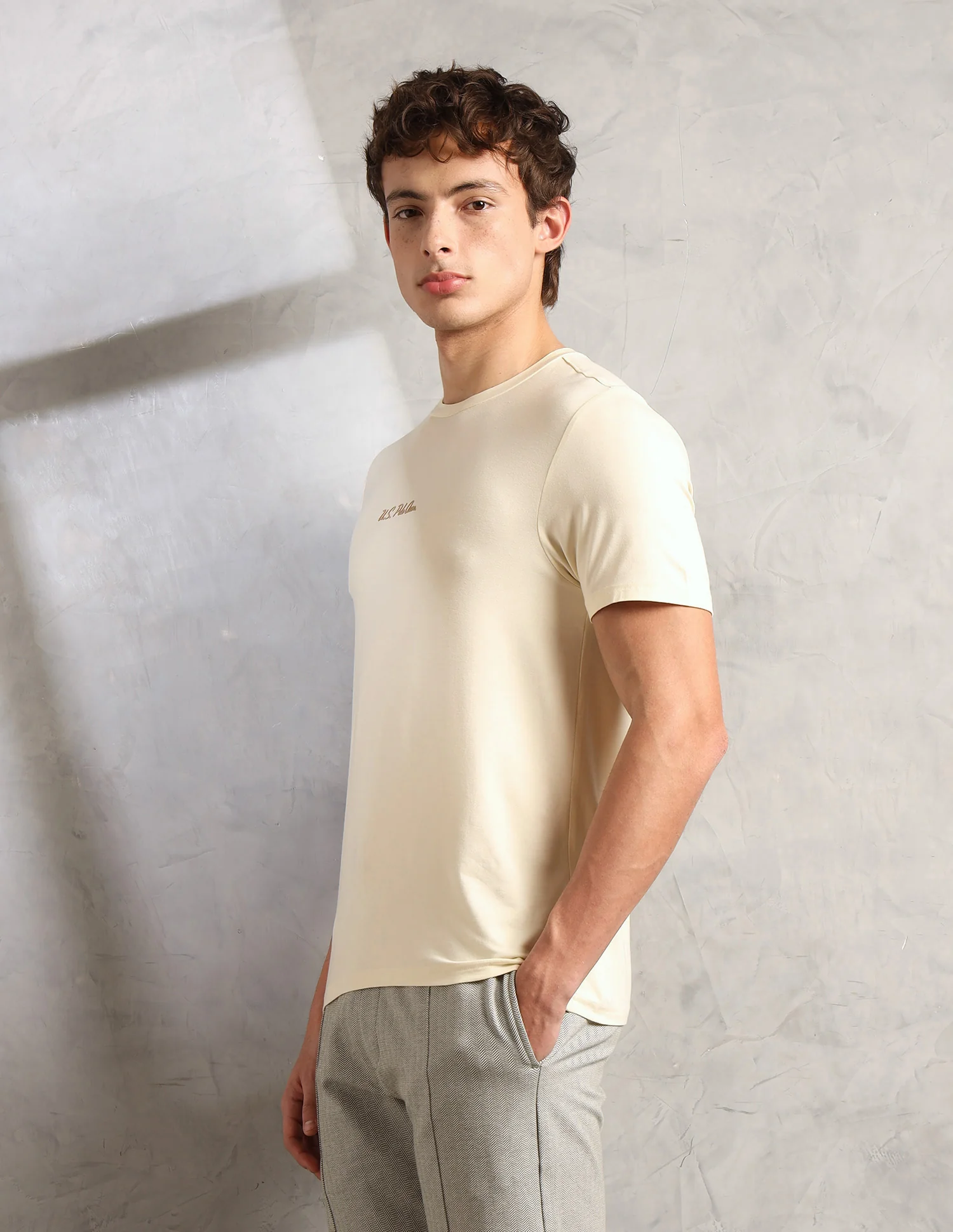 Round Neck Comfort Fit PE007-PL Lounge T-Shirt - Pack Of 1 - Image 4