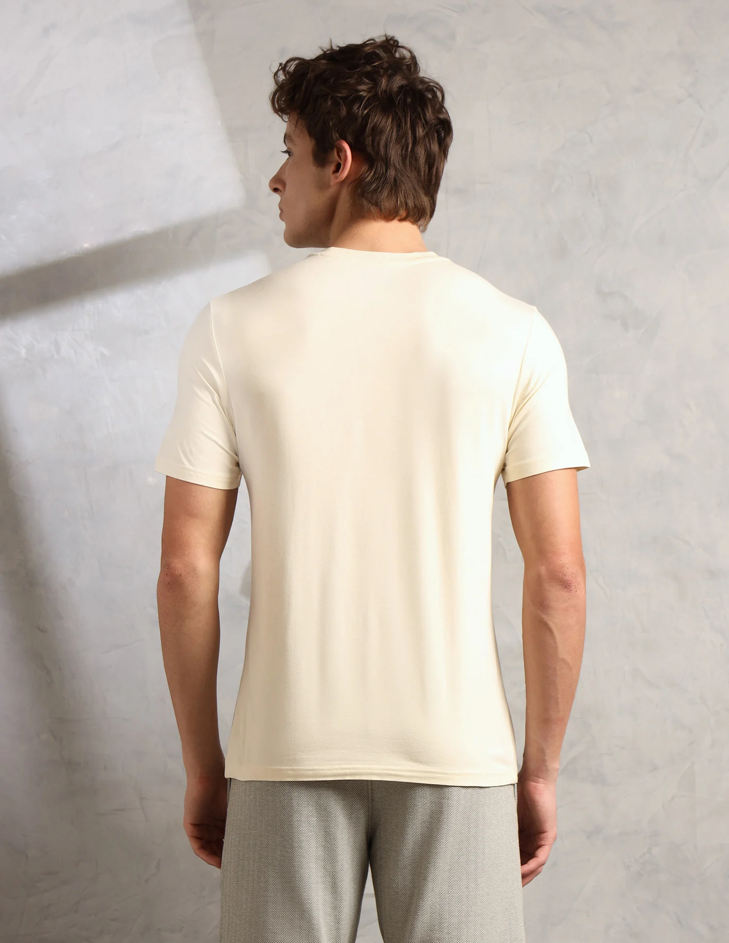 Round Neck Comfort Fit PE007-PL Lounge T-Shirt - Pack Of 1 - Image 5