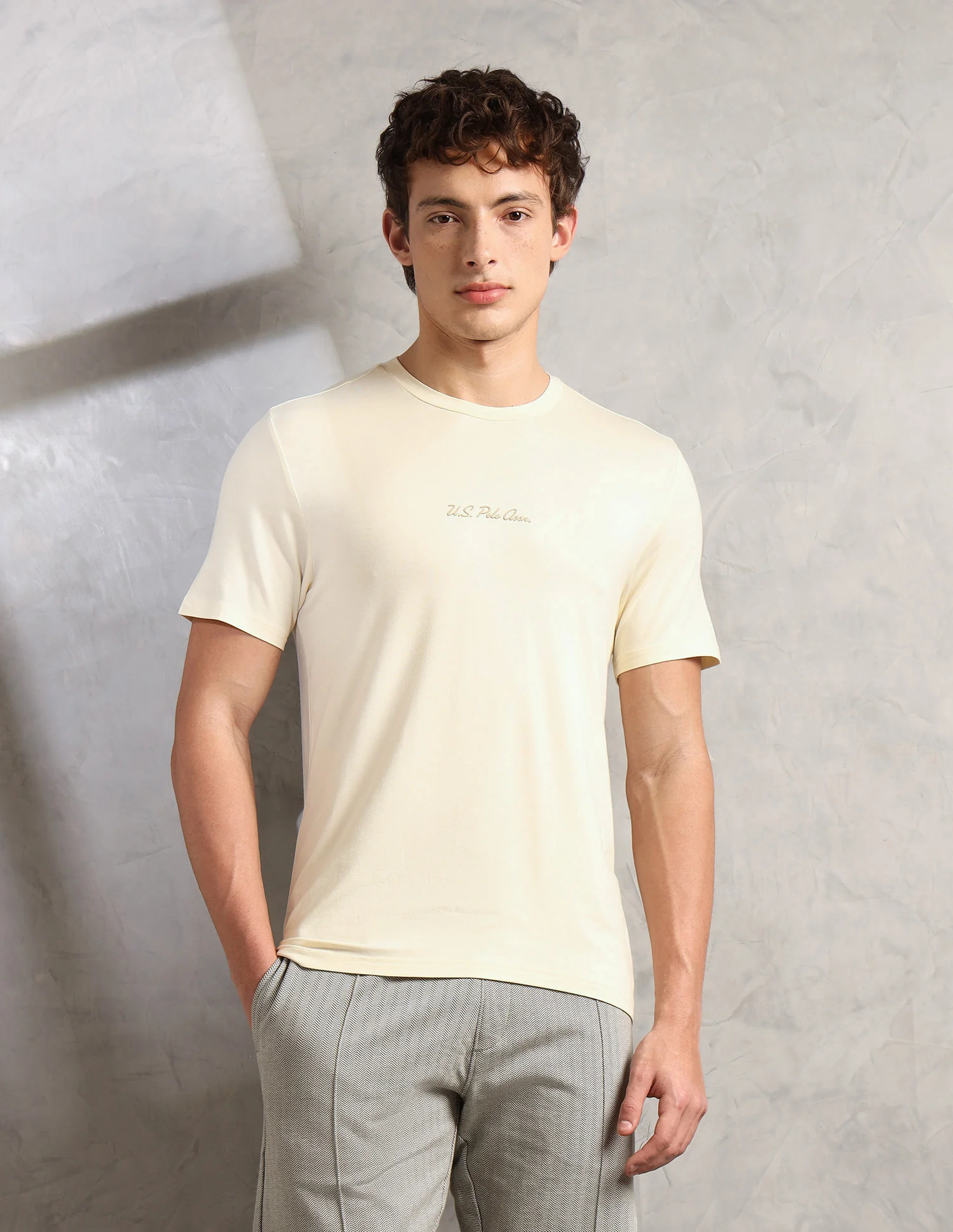 Round Neck Comfort Fit PE007-PL Lounge T-Shirt - Pack Of 1 - Image 6