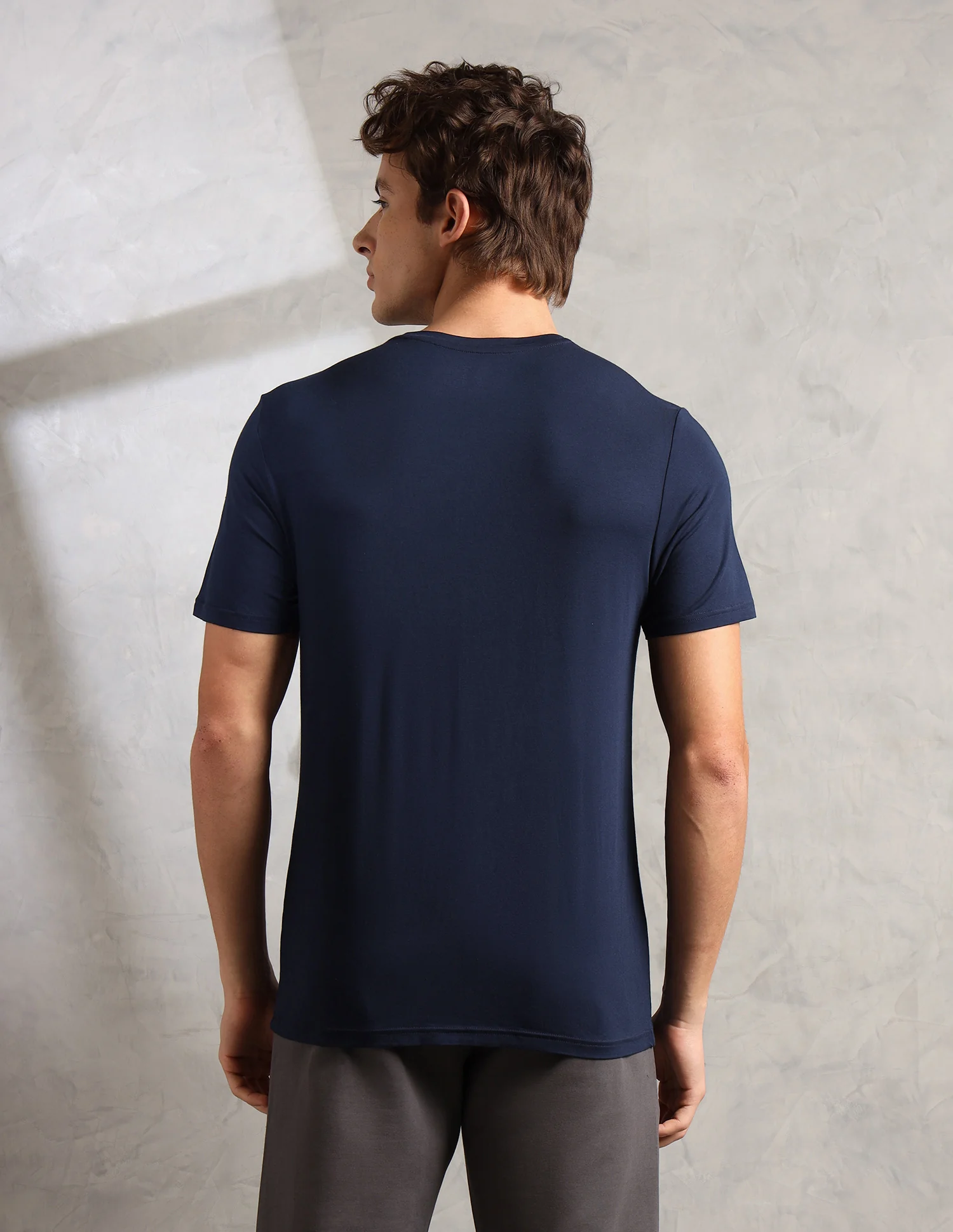 Round Neck Comfort Fit PE007-PL Lounge T-Shirt - Pack Of 1 - Image 5