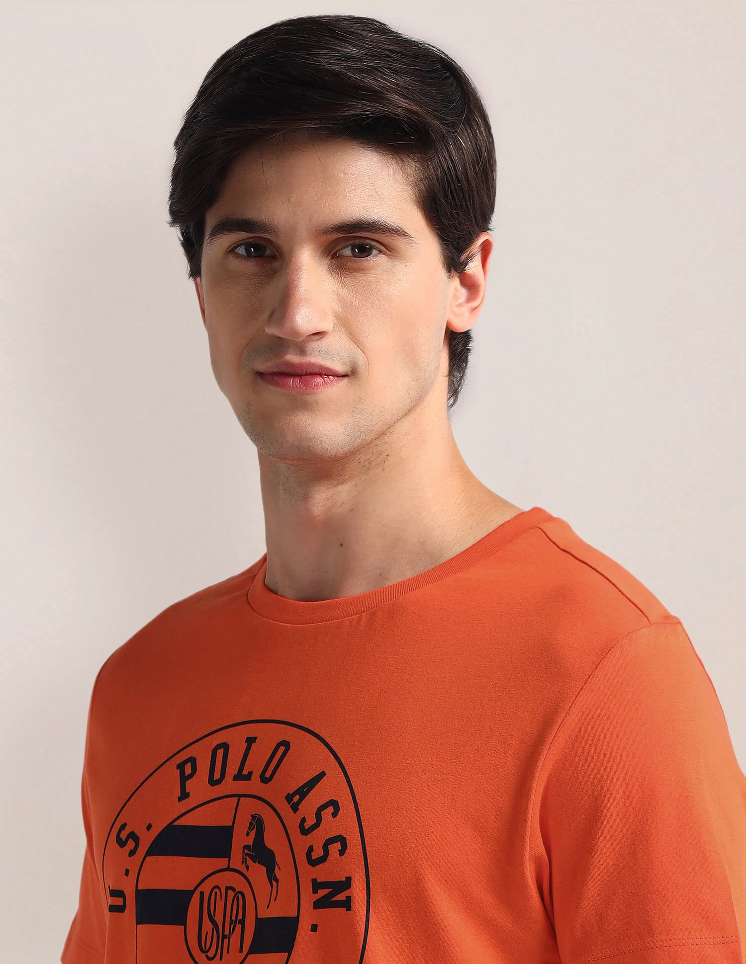 Round Neck Graphic Print T-Shirt - Image 7