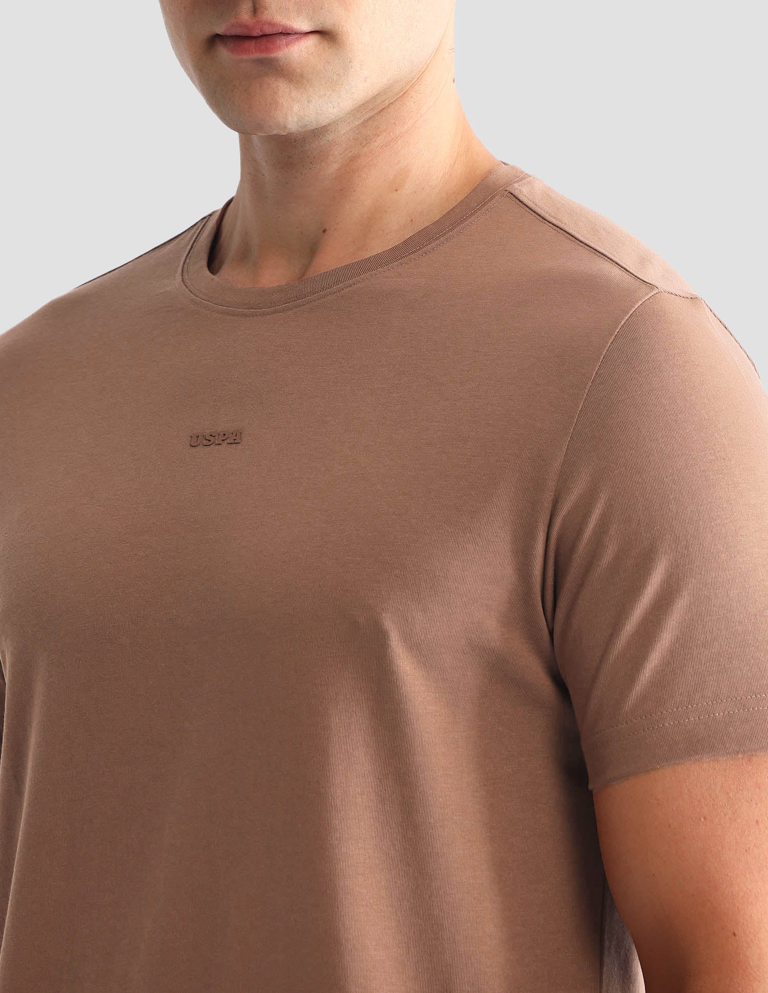 Round Neck Solid Loungewear T-Shirt - Image 8