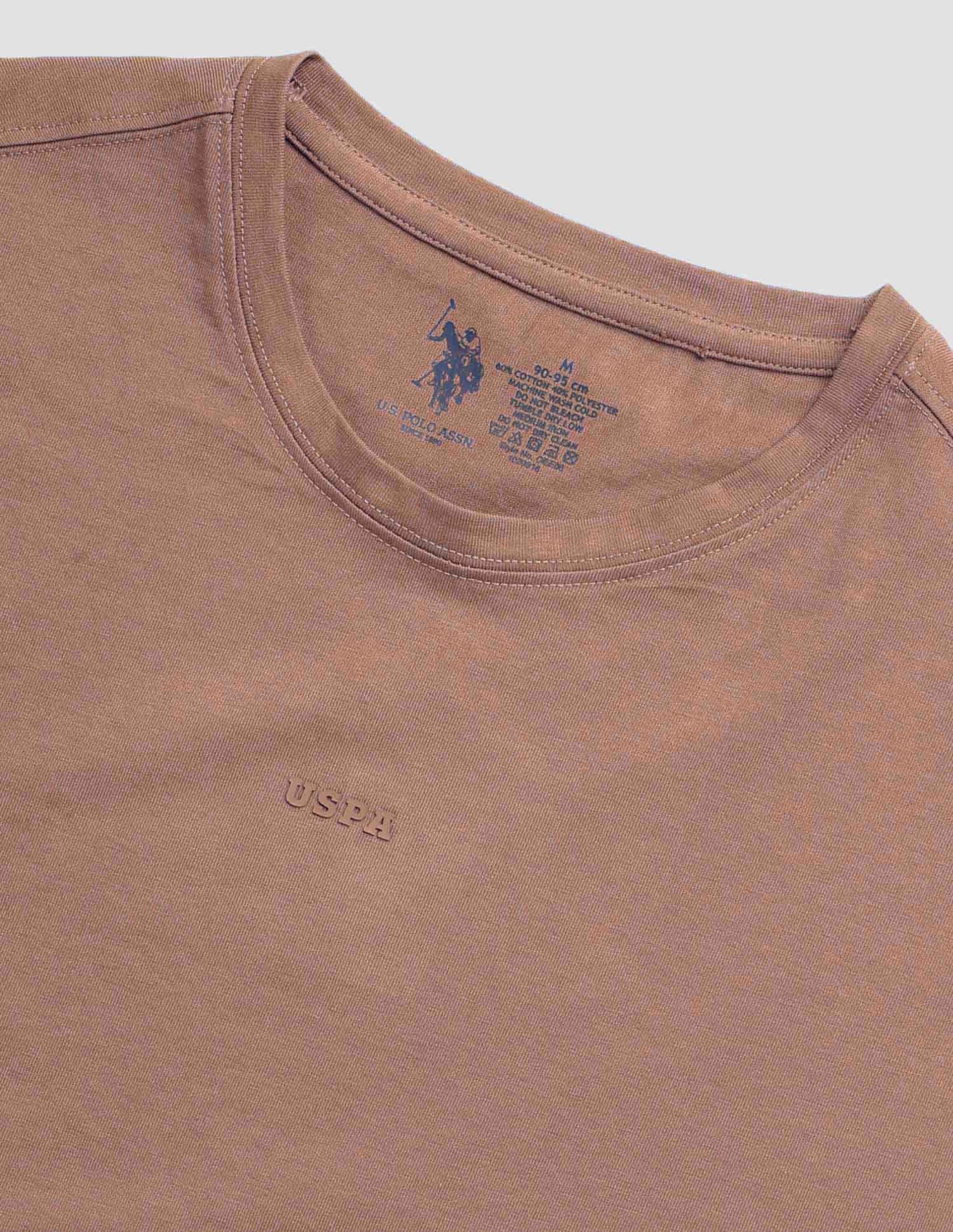 Round Neck Solid Loungewear T-Shirt - Image 9