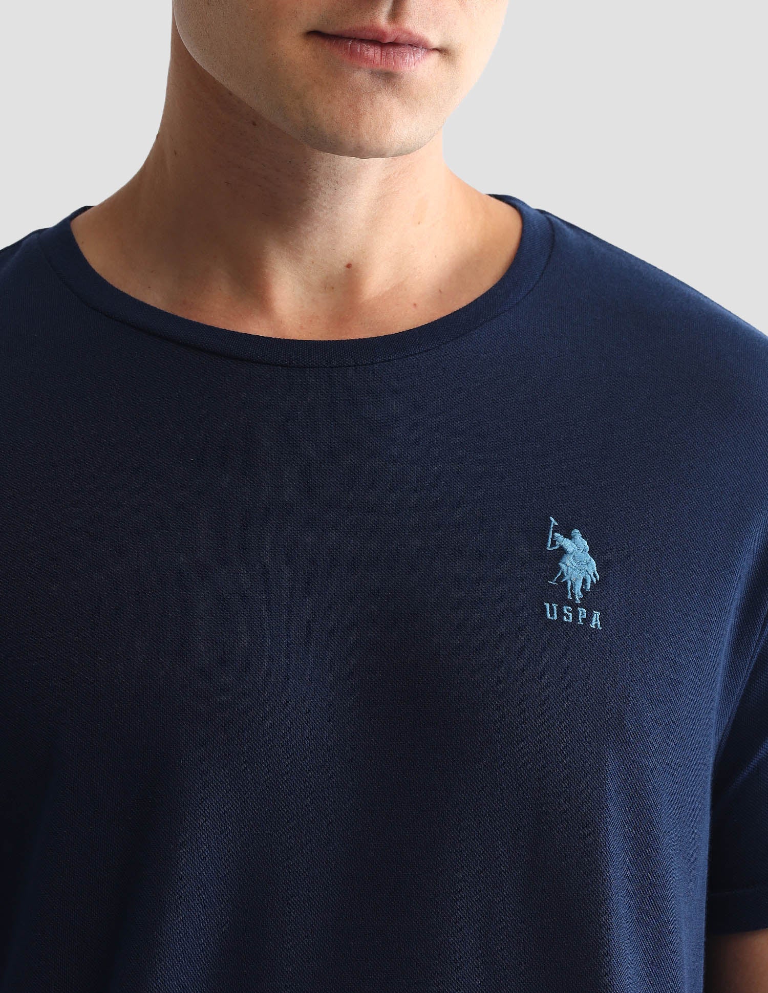 Round Neck Solid Loungewear T-Shirt - Image 7