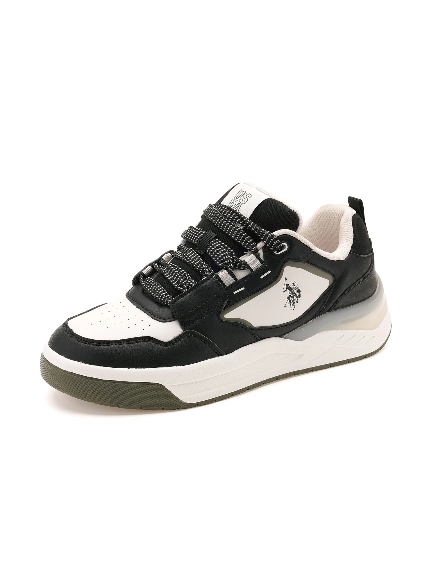 Round Toe Colourblocked Vander Sneakers - Image 7
