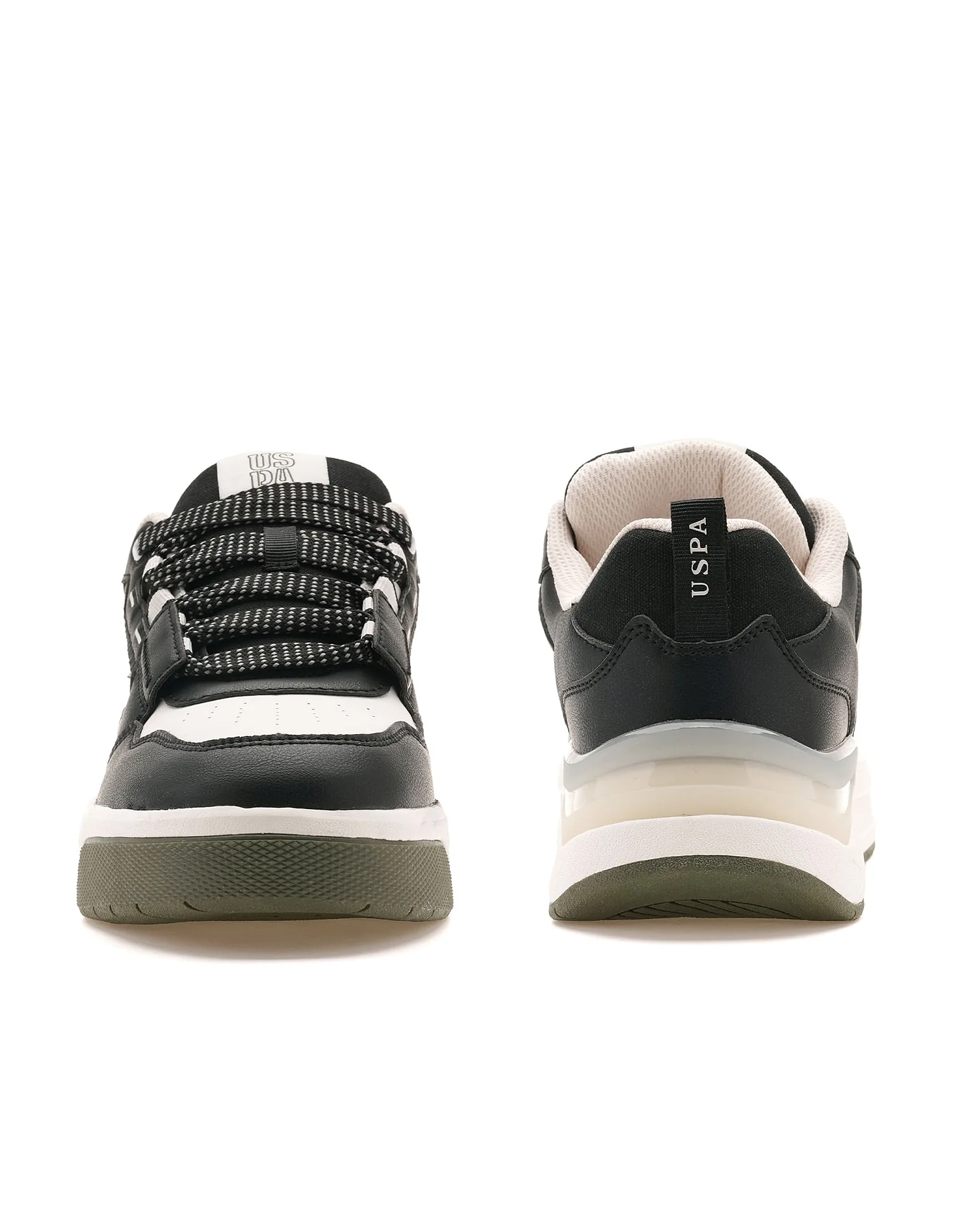 Round Toe Colourblocked Vander Sneakers - Image 8
