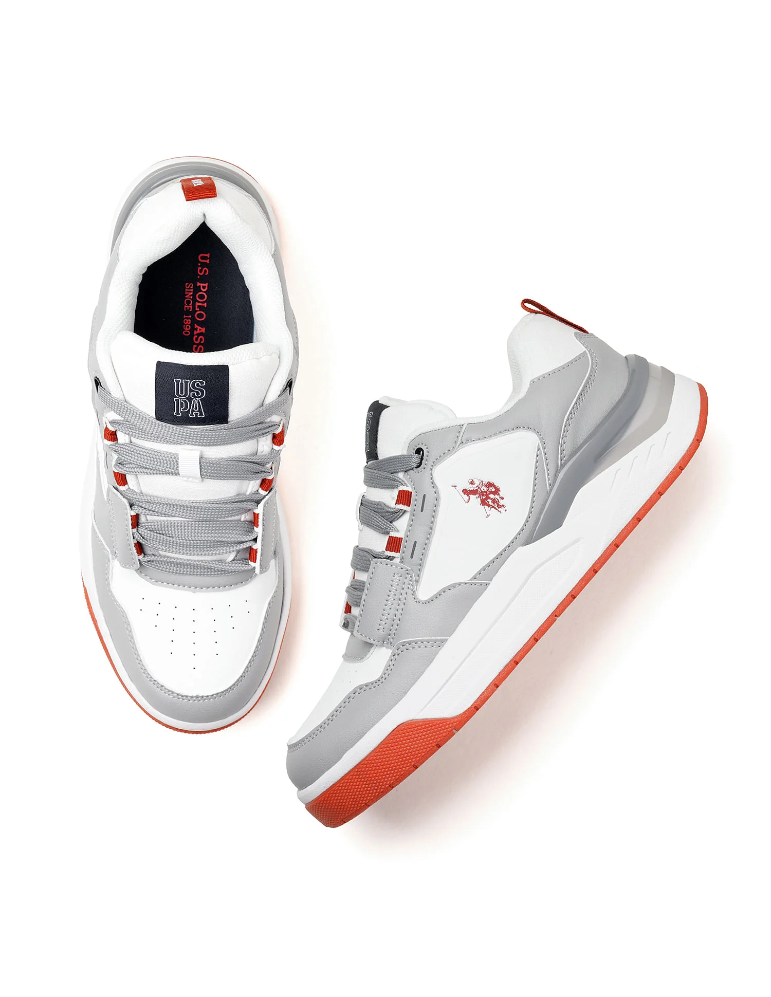 Round Toe Colourblocked Vander Sneakers - Image 3