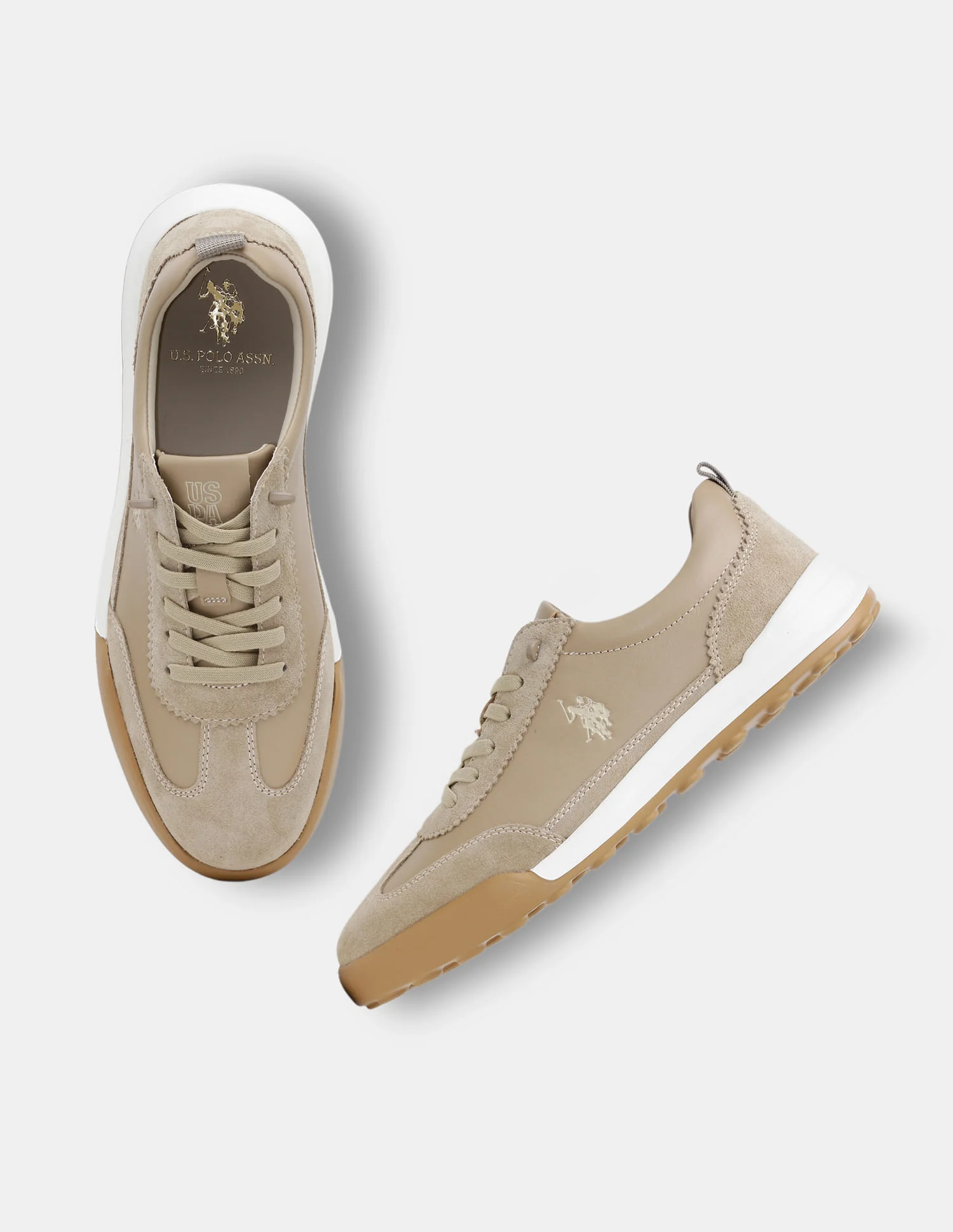 Round Toe Lace Ups Cedric Sneakers - Image 2