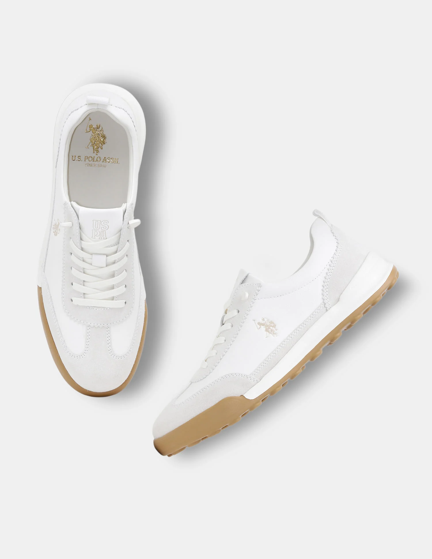 Round Toe Lace Ups Cedric Sneakers - Image 2
