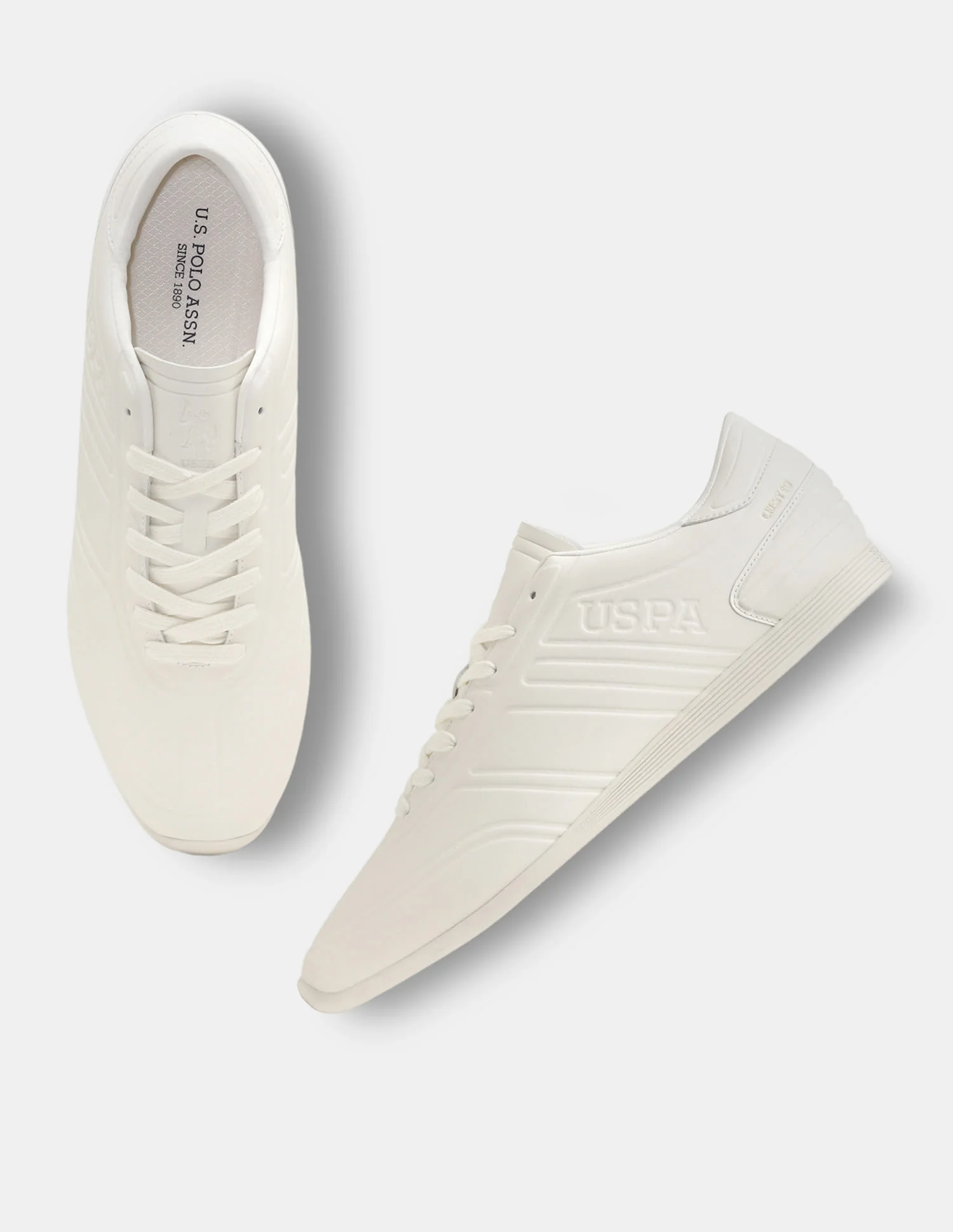 Round Toe Lace Ups Crest 90 Sneakers - Image 2