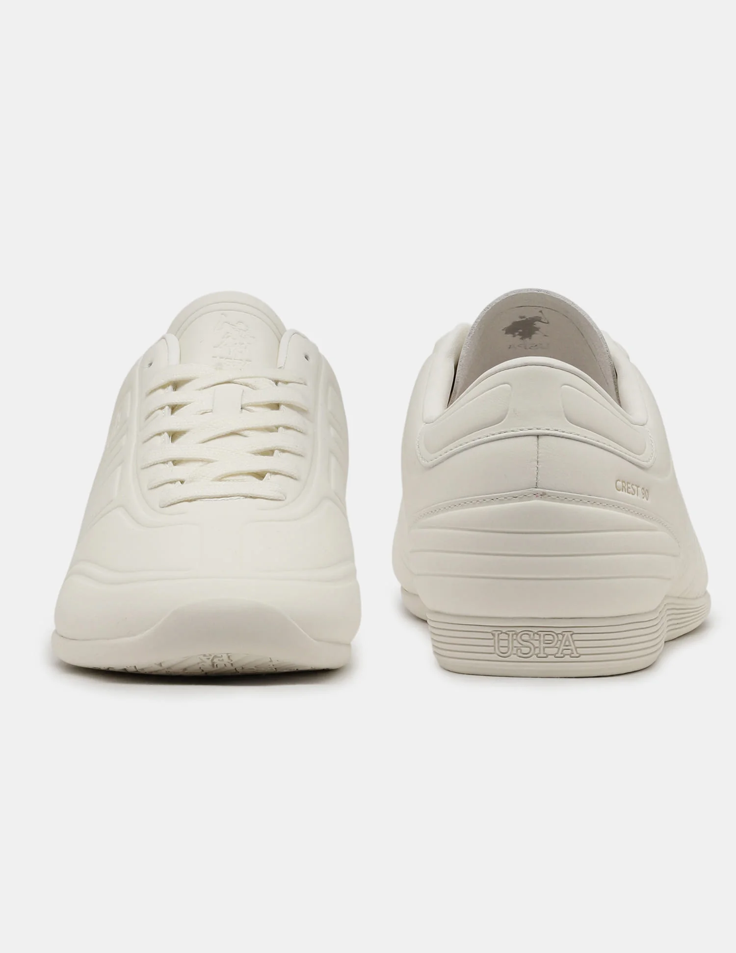 Round Toe Lace Ups Crest 90 Sneakers - Image 7