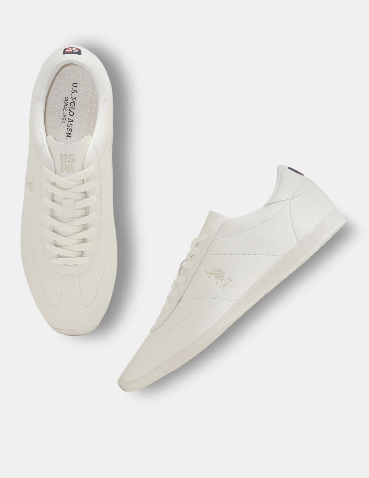 Round Toe Lace Ups Sheild 1890 Sneakers - Image 2