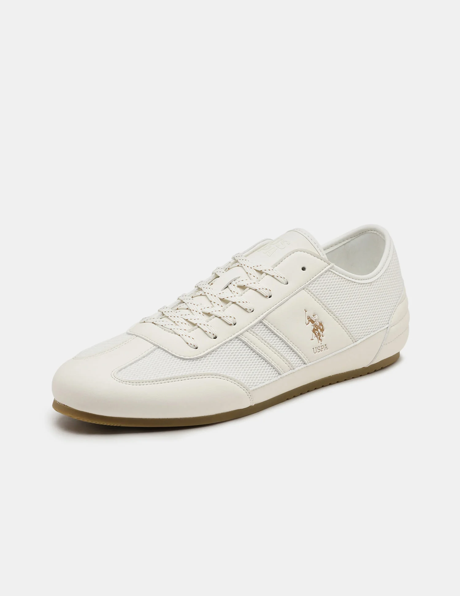 Round Toe Lace Ups Streak Sneakers - Image 6