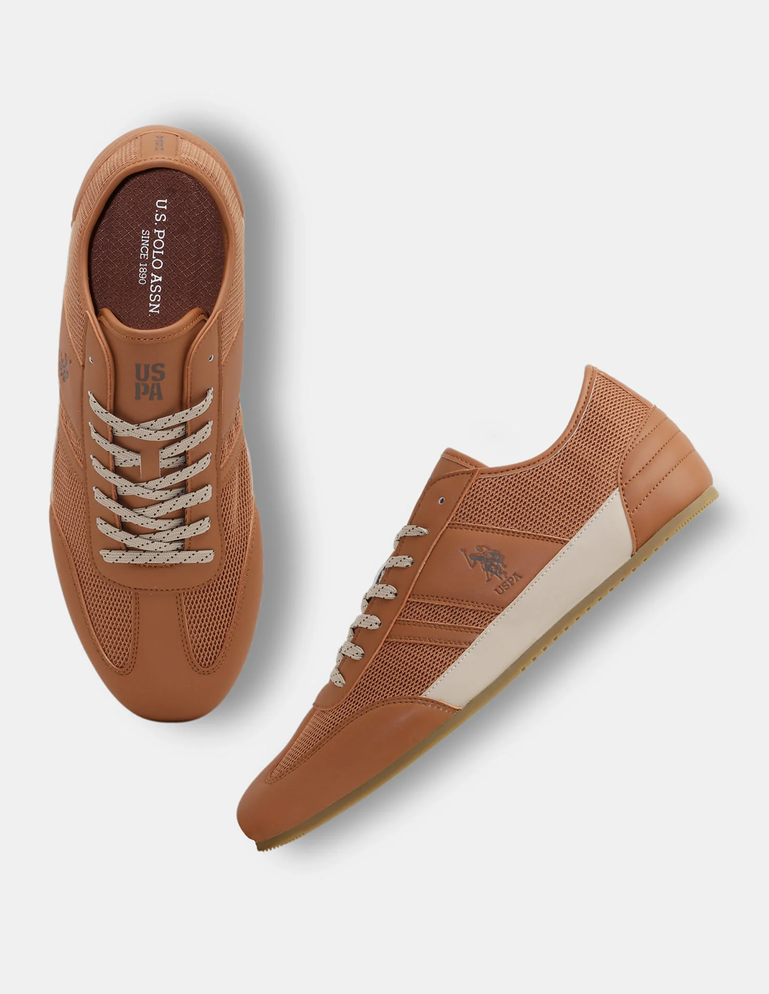Round Toe Lace Ups Streak Sneakers - Image 2