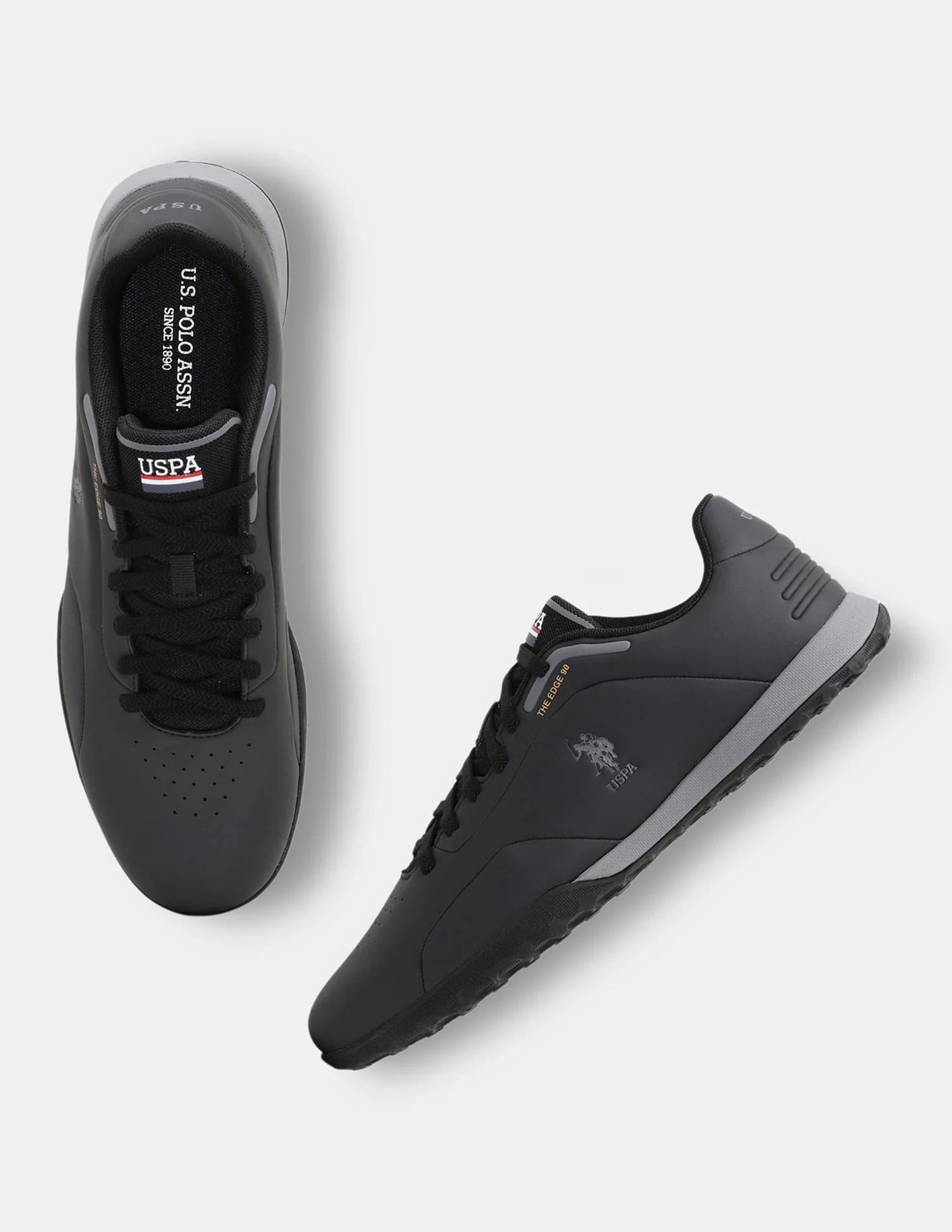 Round Toe Lace Ups The Edge 90 Sneakers - Image 2