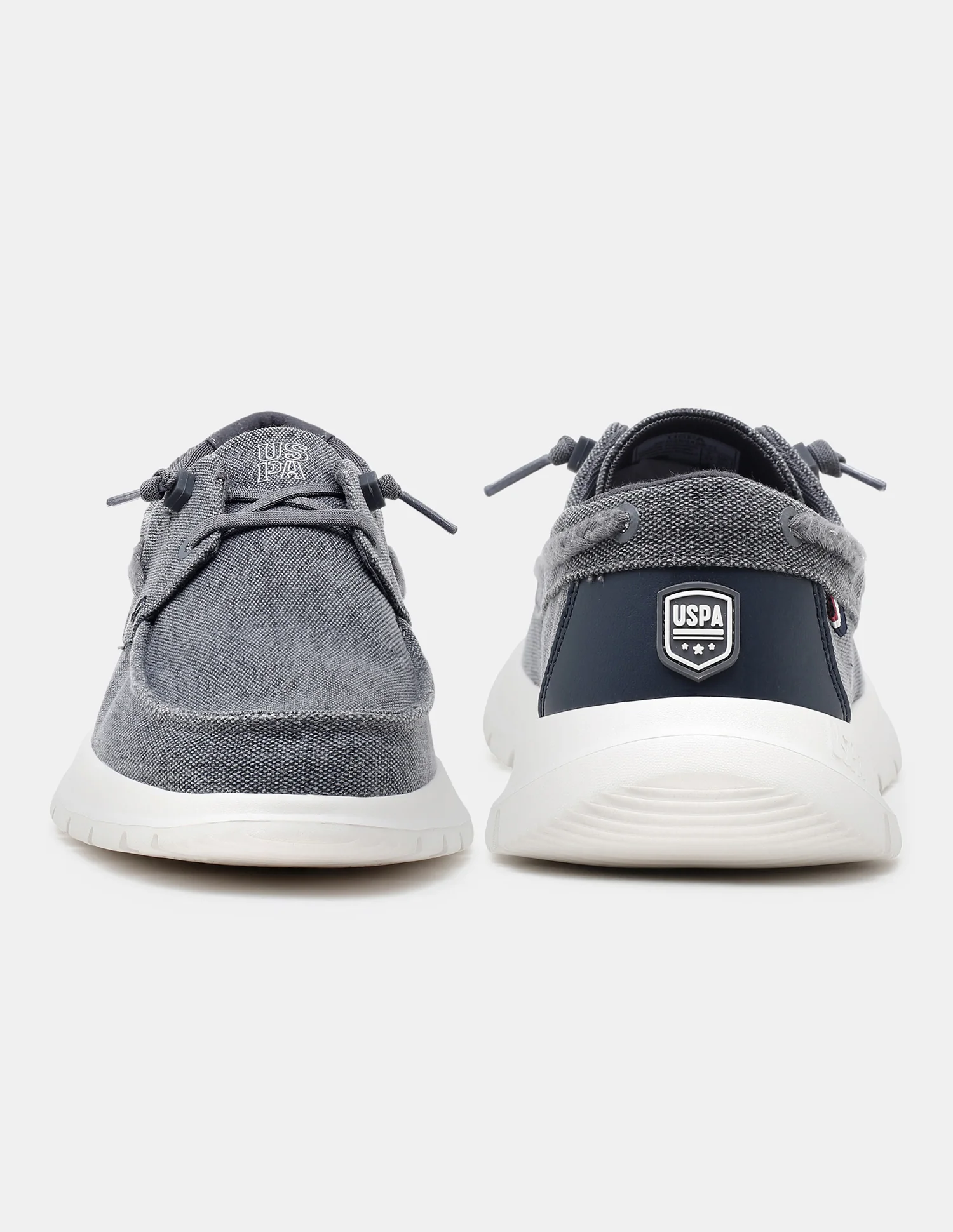 Round Toe Slip Ons Nero Sneakers - Image 8