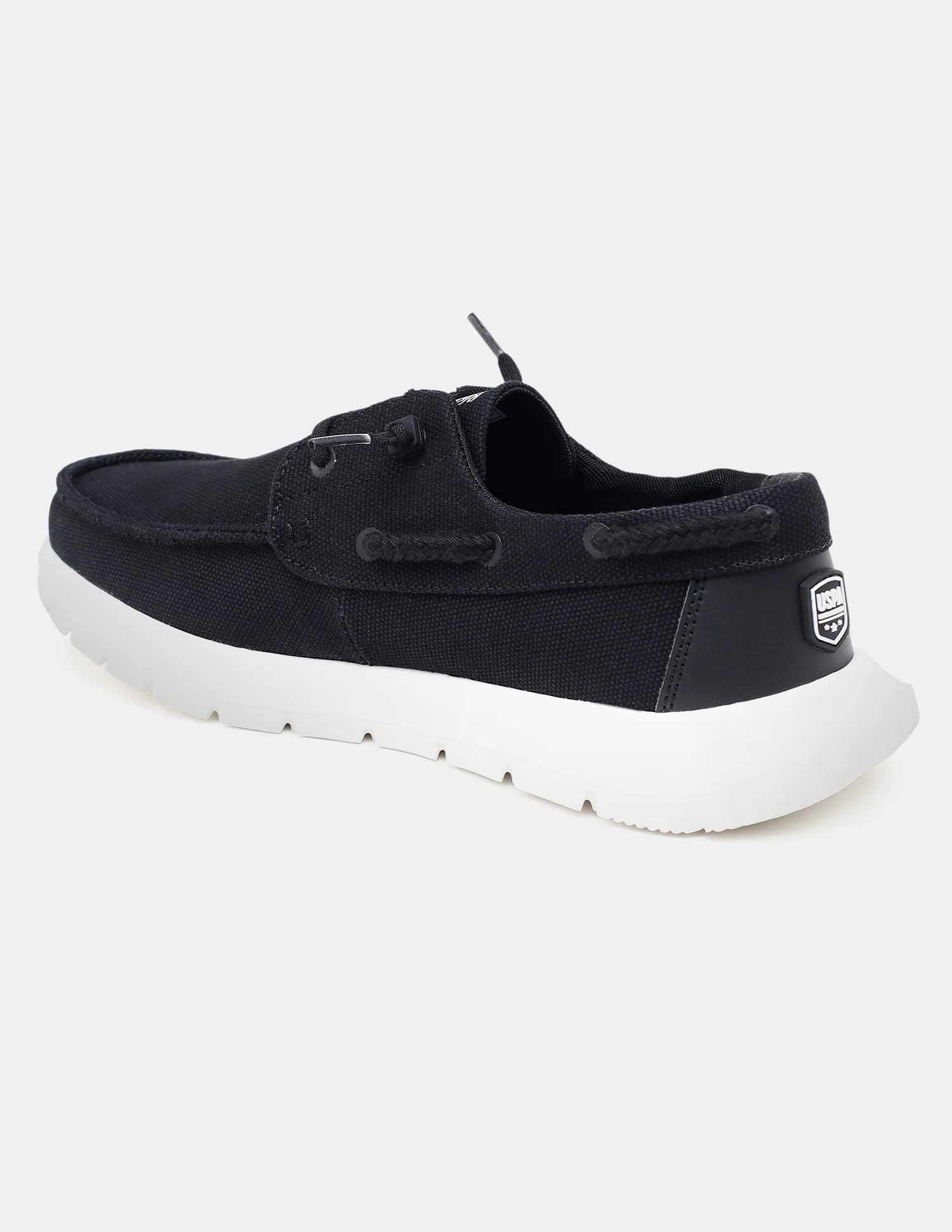 Round Toe Slip Ons Nero Sneakers - Image 3