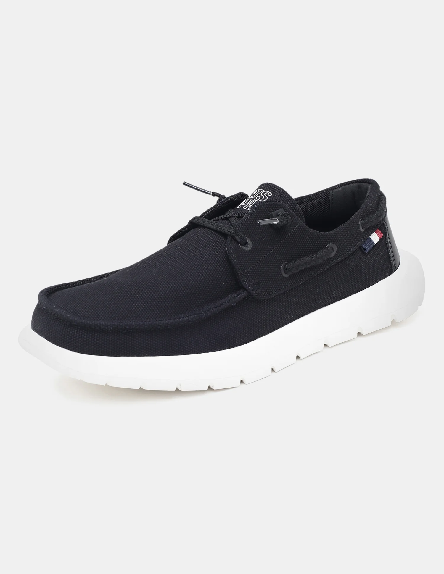 Round Toe Slip Ons Nero Sneakers - Image 4