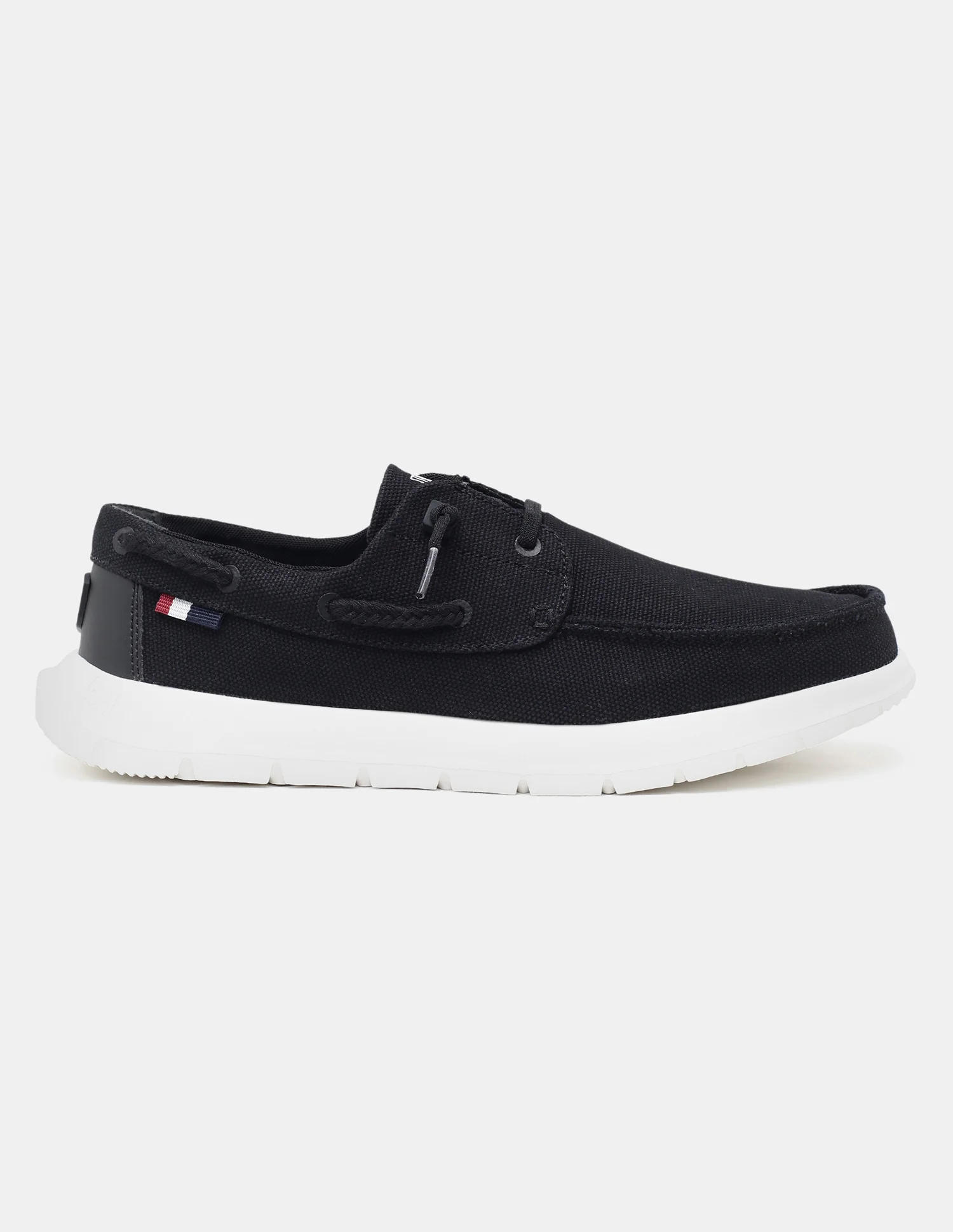 Round Toe Slip Ons Nero Sneakers - Image 6
