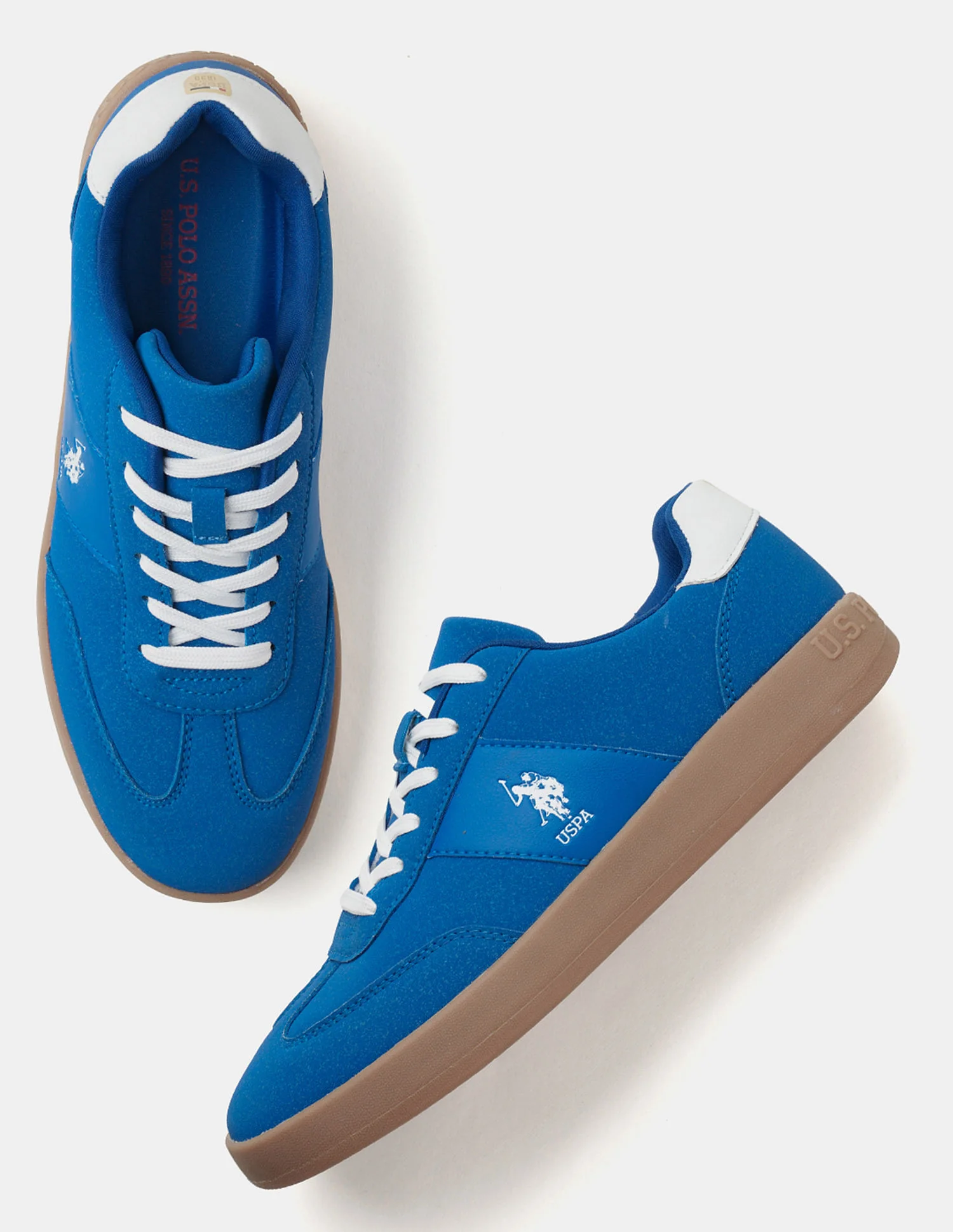 Round Toe Solid Skylar Sneakers - Image 3