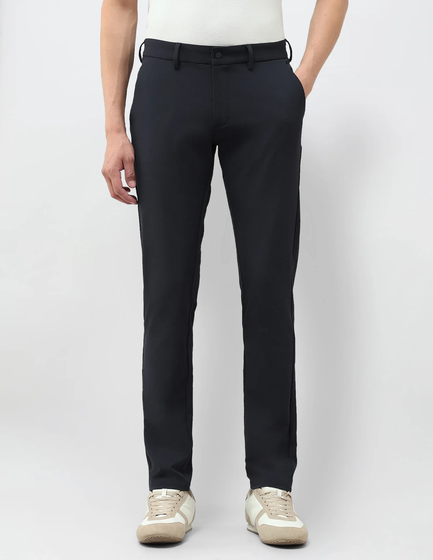 Satin Austin Slim Fit Trousers - Image 6