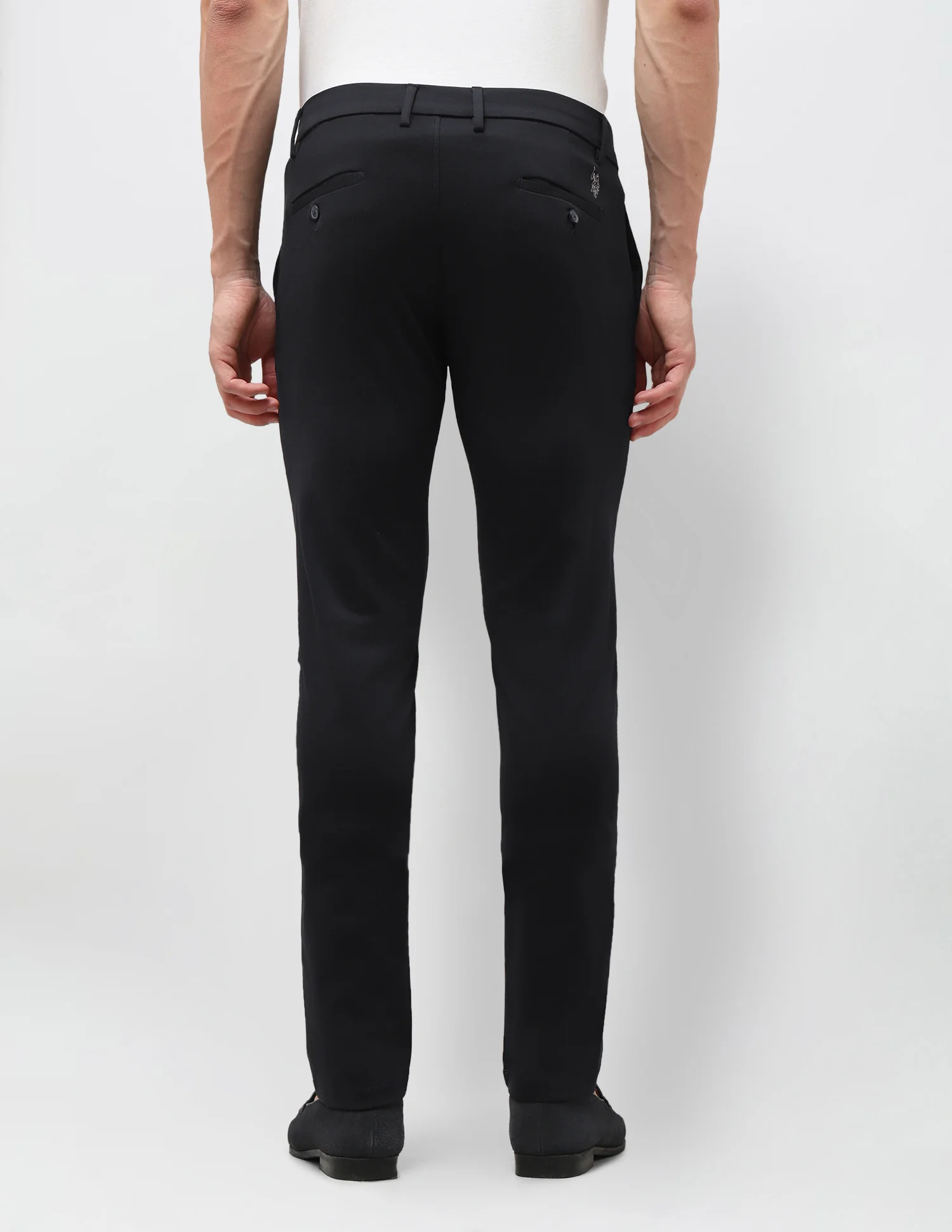 Satin Denver Slim Fit Trousers - Image 5