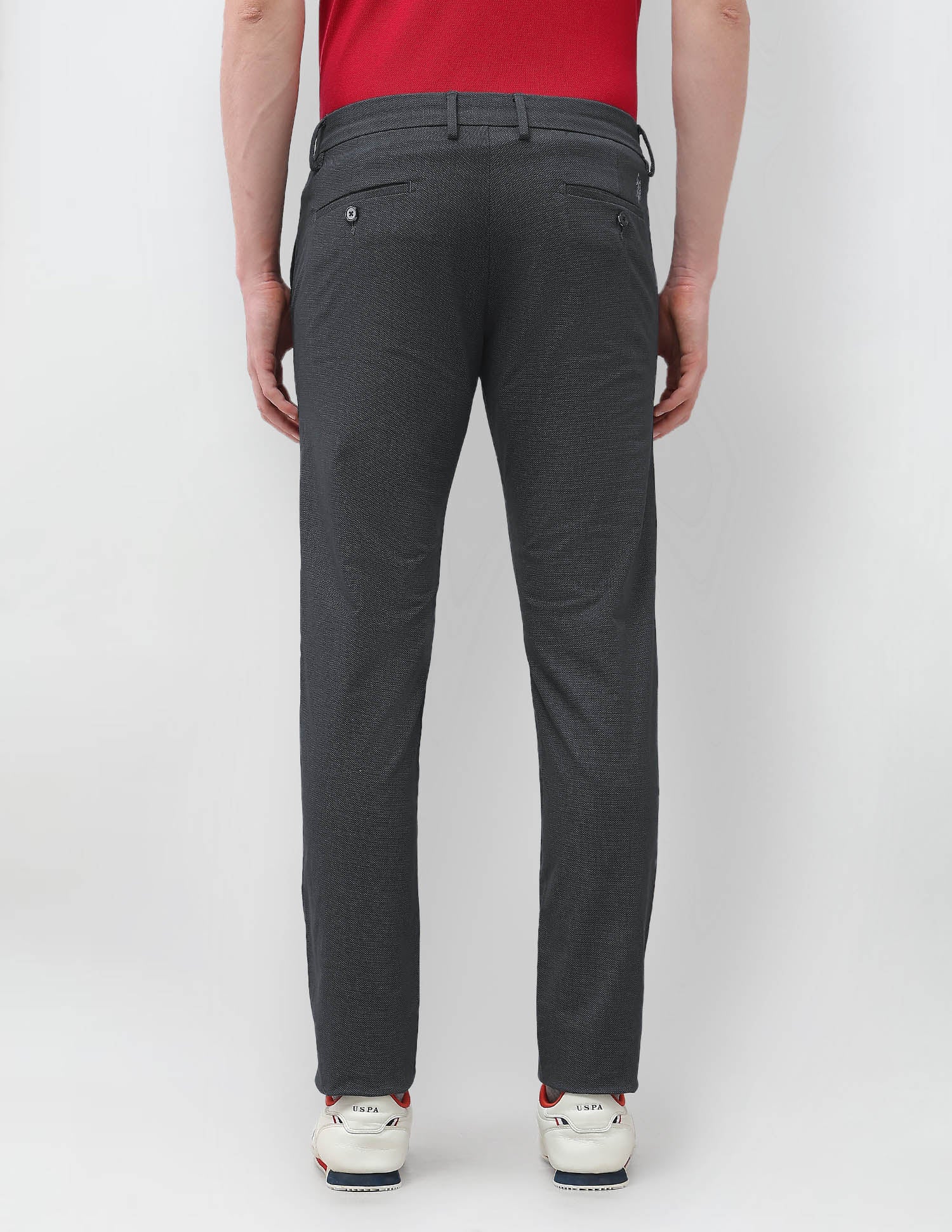 Satin Denver Slim Fit Trousers - Image 5
