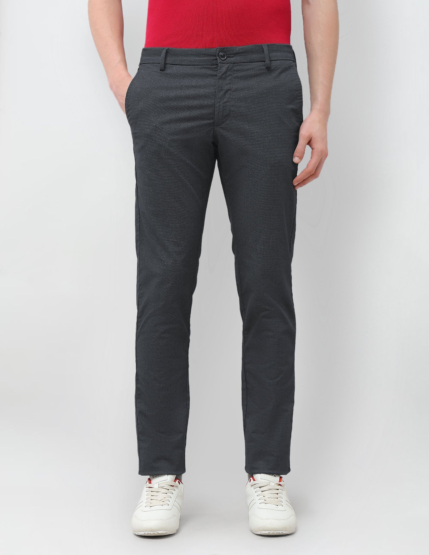 Satin Denver Slim Fit Trousers - Image 6