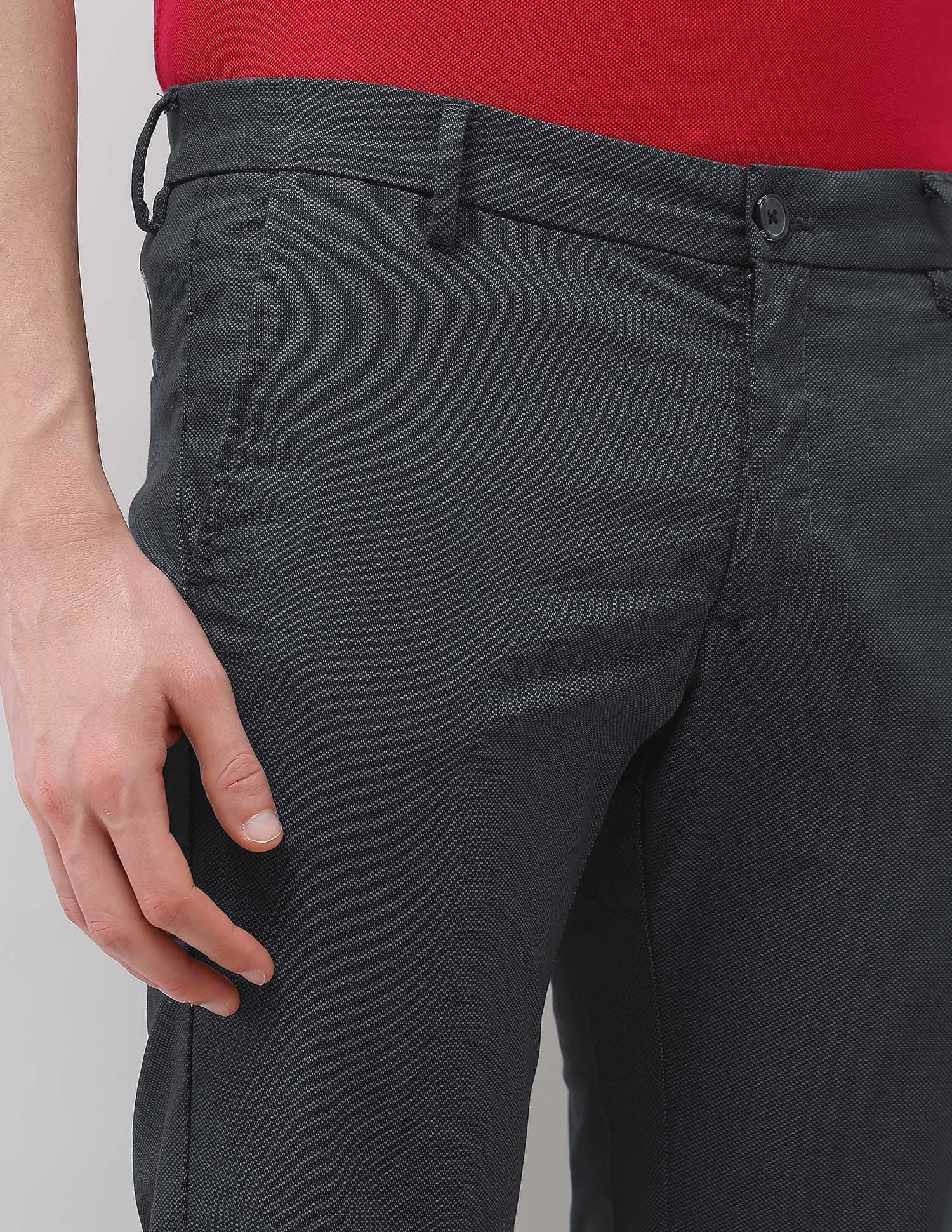 Satin Denver Slim Fit Trousers - Image 7