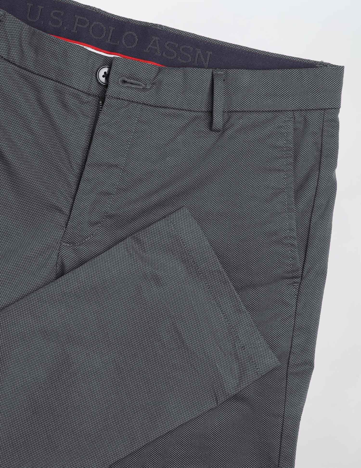 Satin Denver Slim Fit Trousers - Image 9